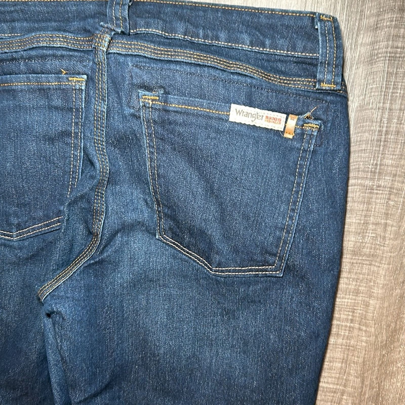 Wrangler Wrangler Riggs Strong Boot Cut Work Jeans - 6 Size 28" / US 6 / IT 42 - 4 Thumbnail