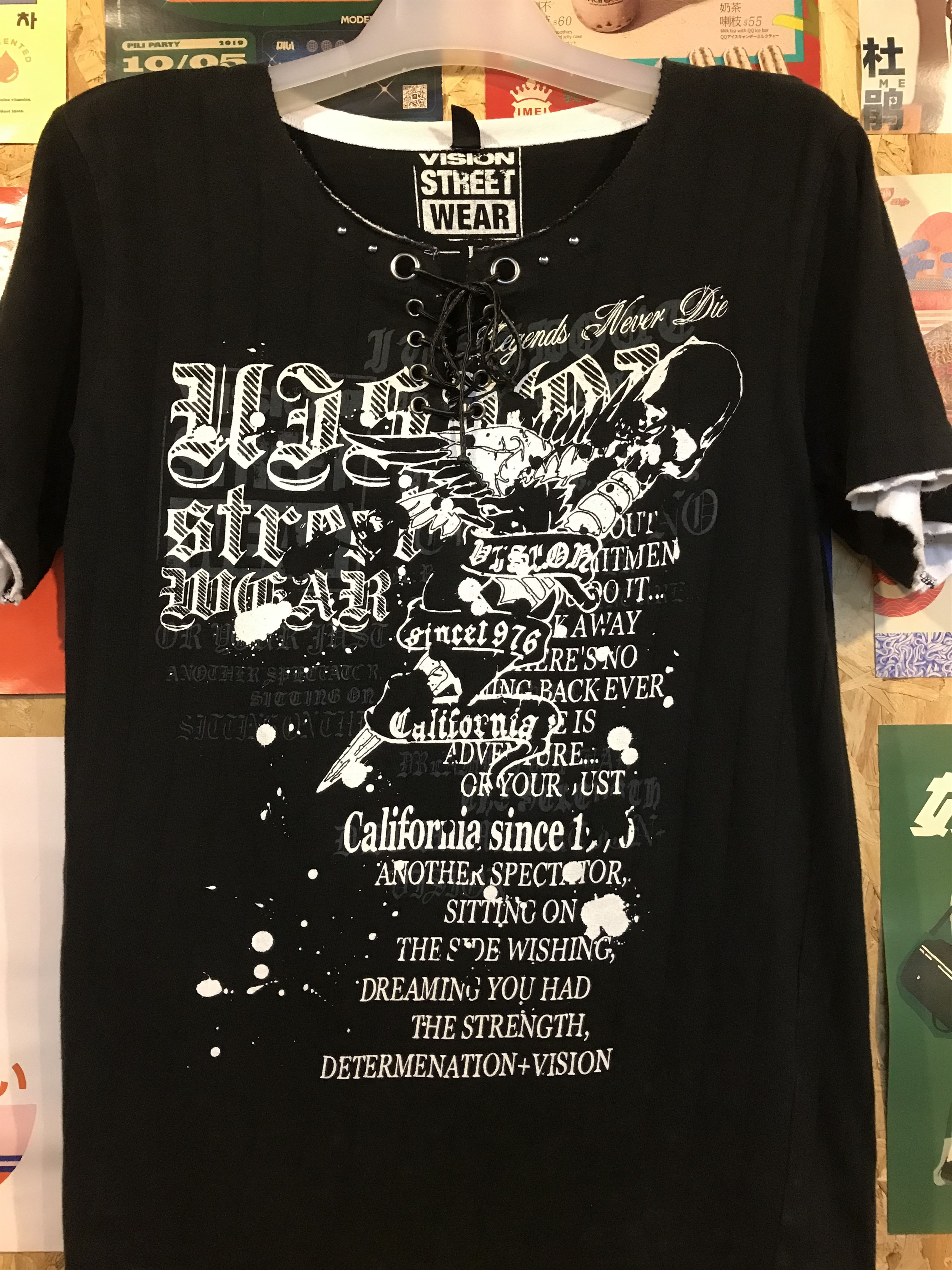Vision Streetwear Y2K Vision Street Wear Tee Shirt With Tie Size US L / EU 52-54 / 3 - 2 Thumbnail
