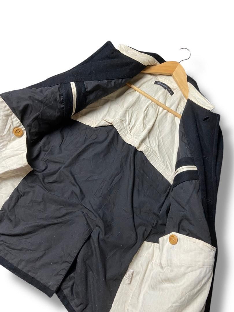 Japanese Brand Three Stones Throw Wool Buttoned Jacket (173) Size US L / EU 52-54 / 3 - 3 Thumbnail