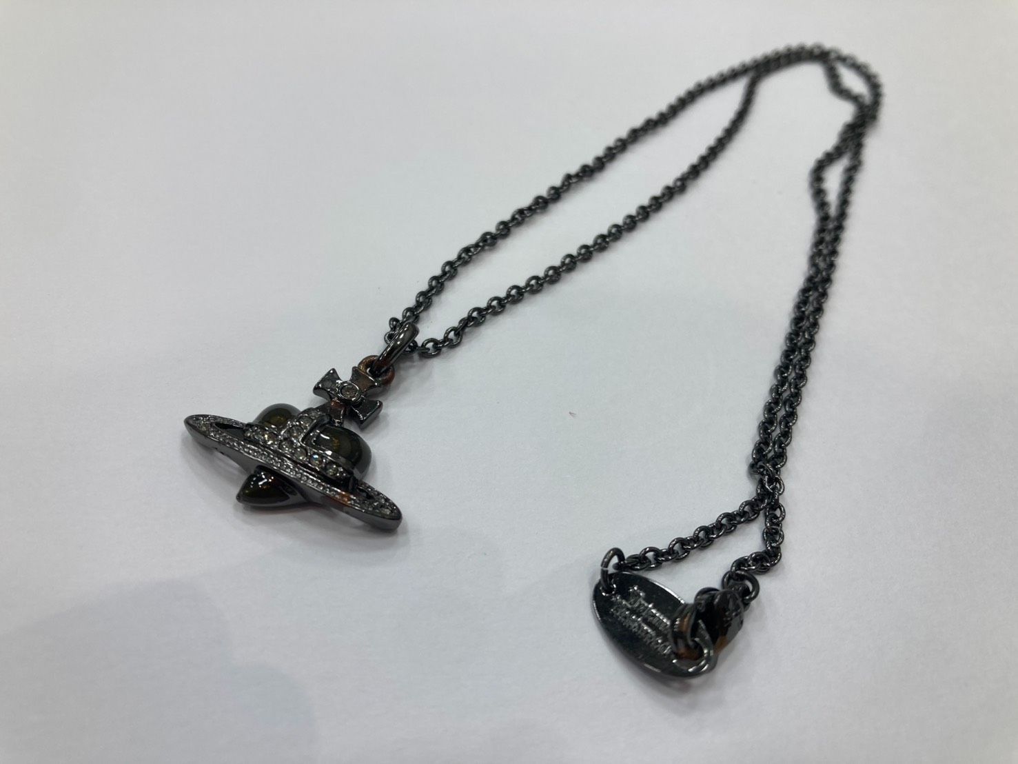 Vivienne Westwood Vivienne Westwood Big Black Heart Orb Necklace