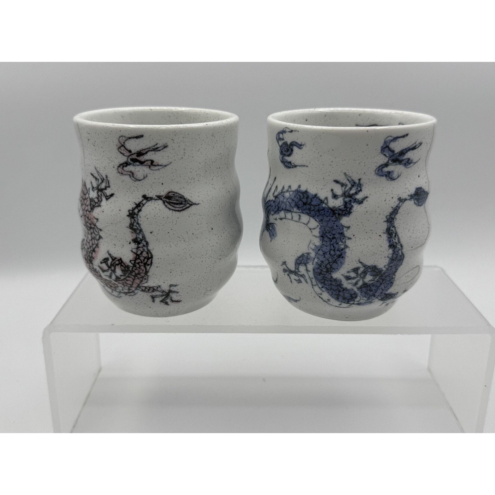 Other Authentic Japanese Yunomi Tea Cups Red & Blue Set Asian Set Size ONE SIZE - 2 Thumbnail