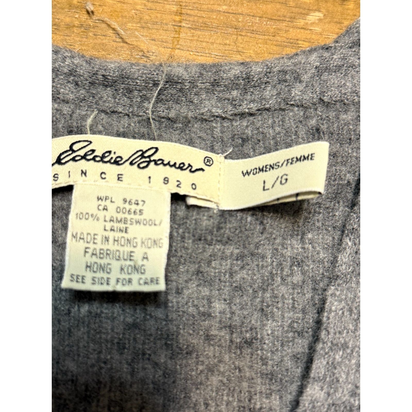 Eddie Bauer VINTAGE? No. (But must start with VINTAGE if vintage). Size L / US 10 / IT 46 - 5 Thumbnail