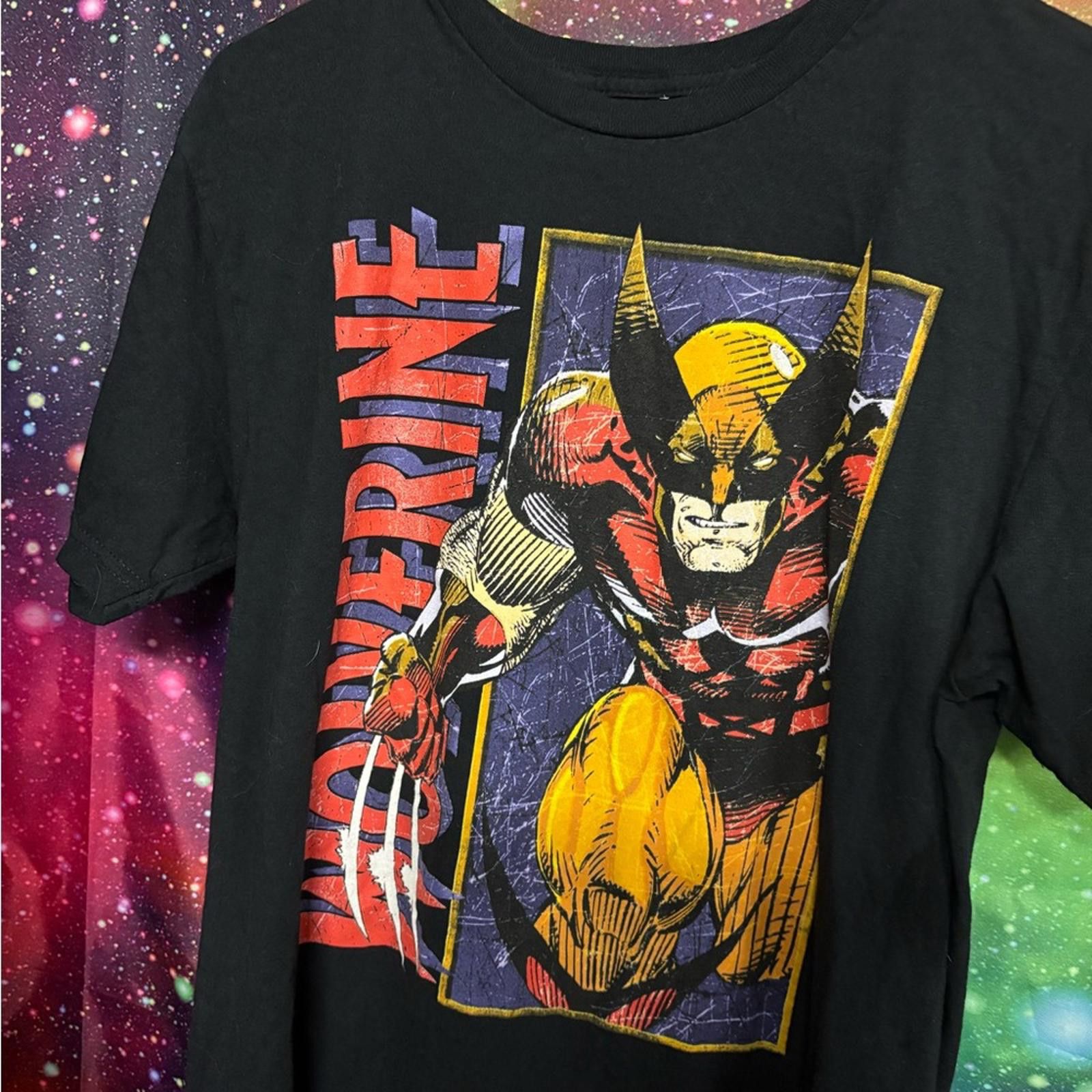 Marvel Comics Marvel Black T-Shirt with Graphic Size US M / EU 48-50 / 2 - 1 Thumbnail