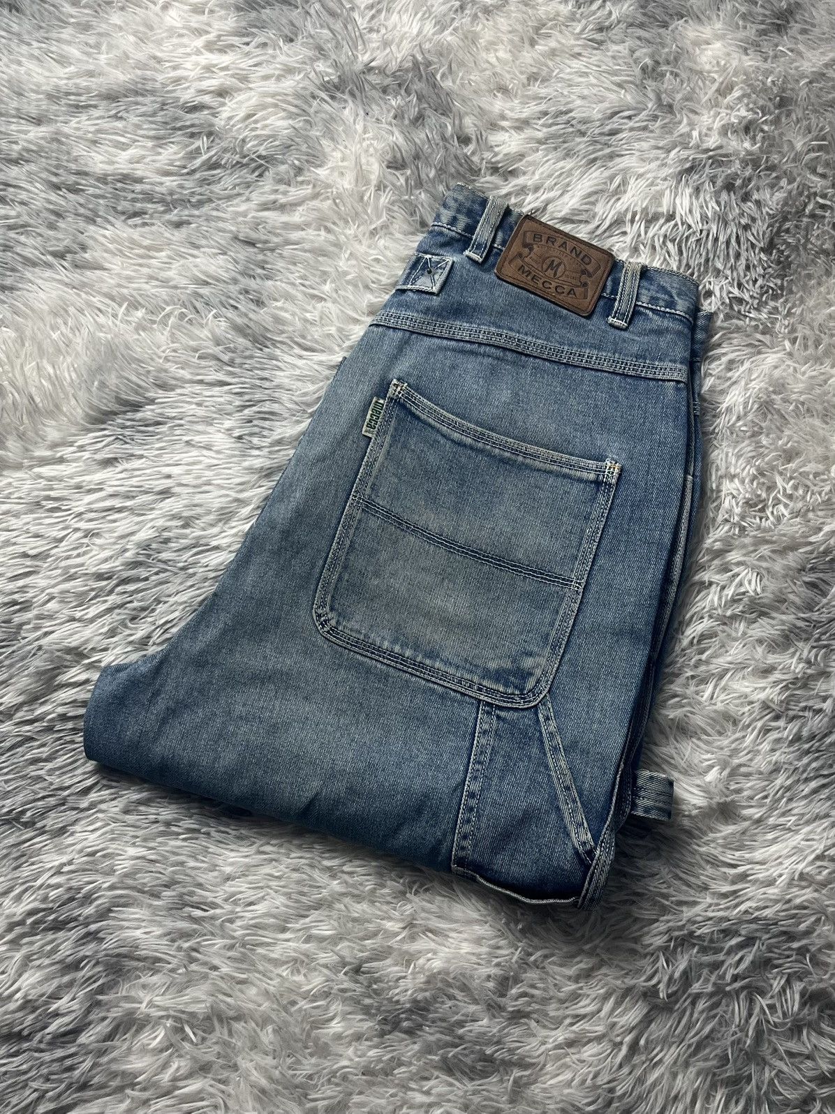 Mecca Vintage Mecca carpenter jeans pants Size US 34 / EU 50 - 1 Thumbnail