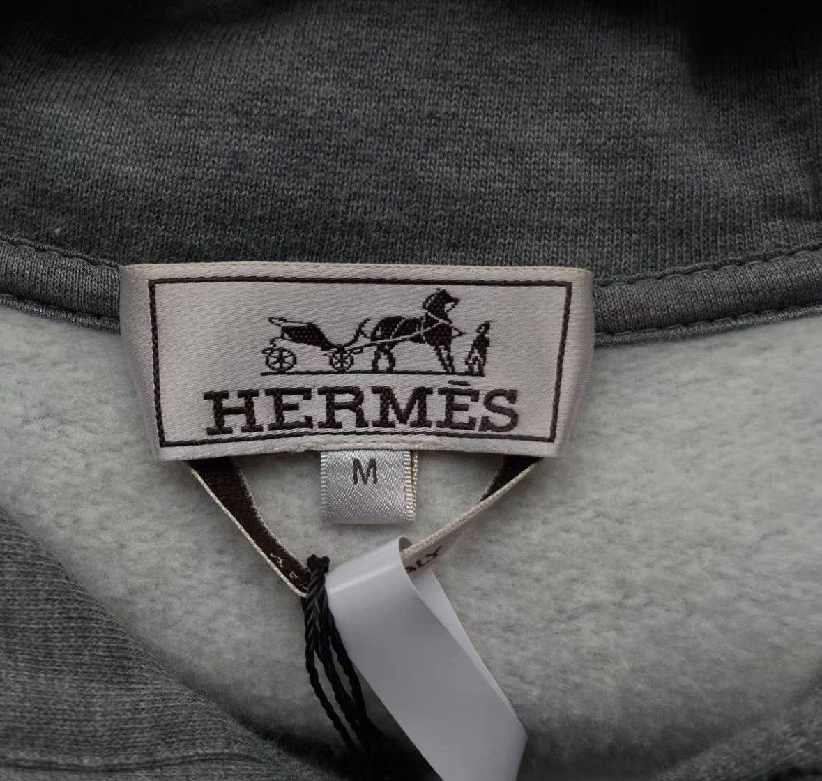Hermes Hermes Run H Hooded Zip-Up Sweatshirt, Grey, Zip-Up Hood D Size US M / EU 48-50 / 2 - 5 Thumbnail