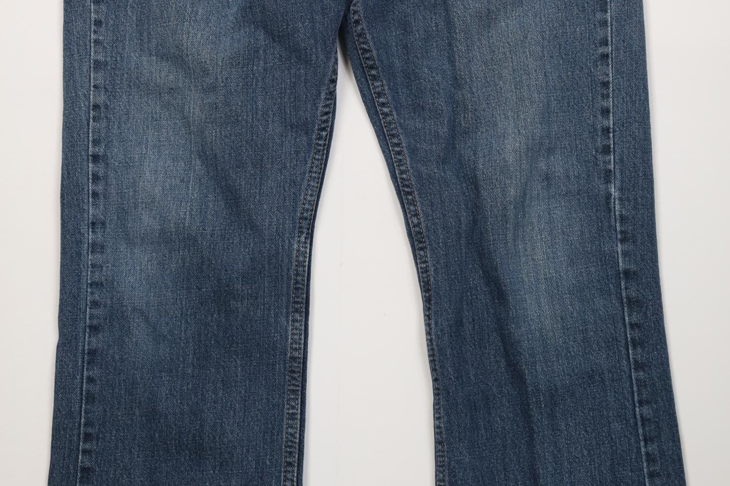 Levi's Vintage Y2K Levis 527 Slim Flared Bootcut Denim Jeans Blue Size US 34 / EU 50 - 3 Thumbnail