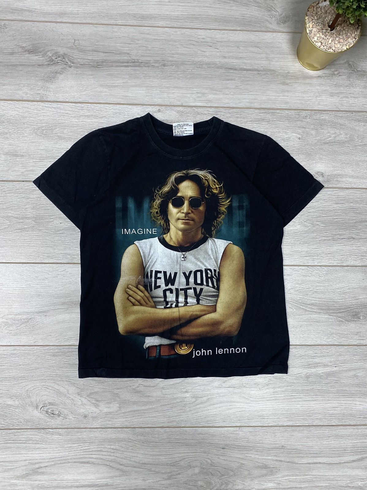 Band Tees Vintage The Roxx John Lennon “Imagine” t-shirt Size US M / EU 48-50 / 2 - 1 Thumbnail