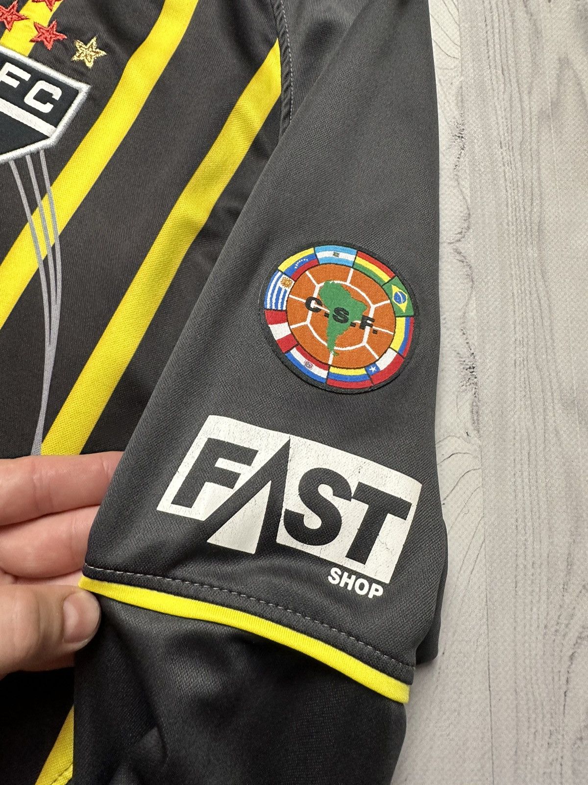 Reebok × Vintage Vintage São Paolo soccer jersey goalkeeper Reebok rare XL Size US XL / EU 56 / 4 - 5 Thumbnail
