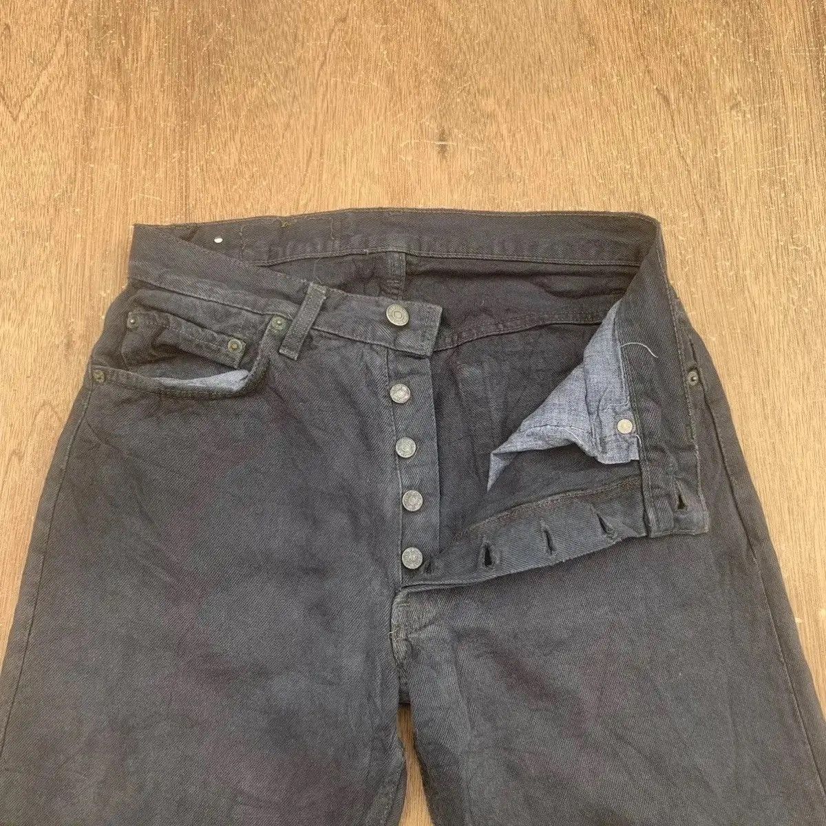 Levi's 🔥 1980’s VINTAGE LEVI’S JEANS SUPER BLACK LEVIS DENIM PANTS Size US 28 / EU 44 - 5 Thumbnail