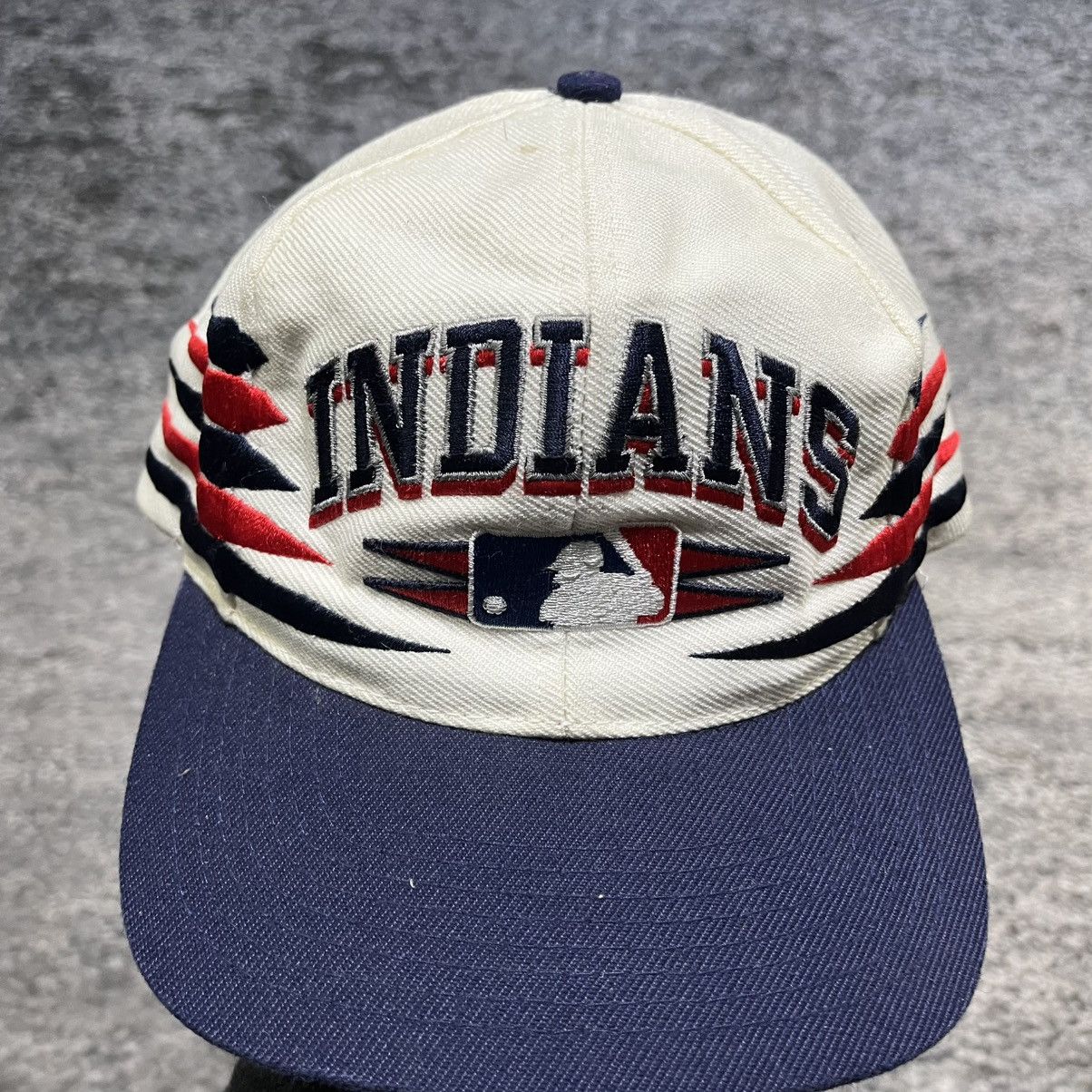Logo Athletic Vintage 90s Cleveland Indians Logo Athletic Diamond Hat Size ONE SIZE - 2 Thumbnail