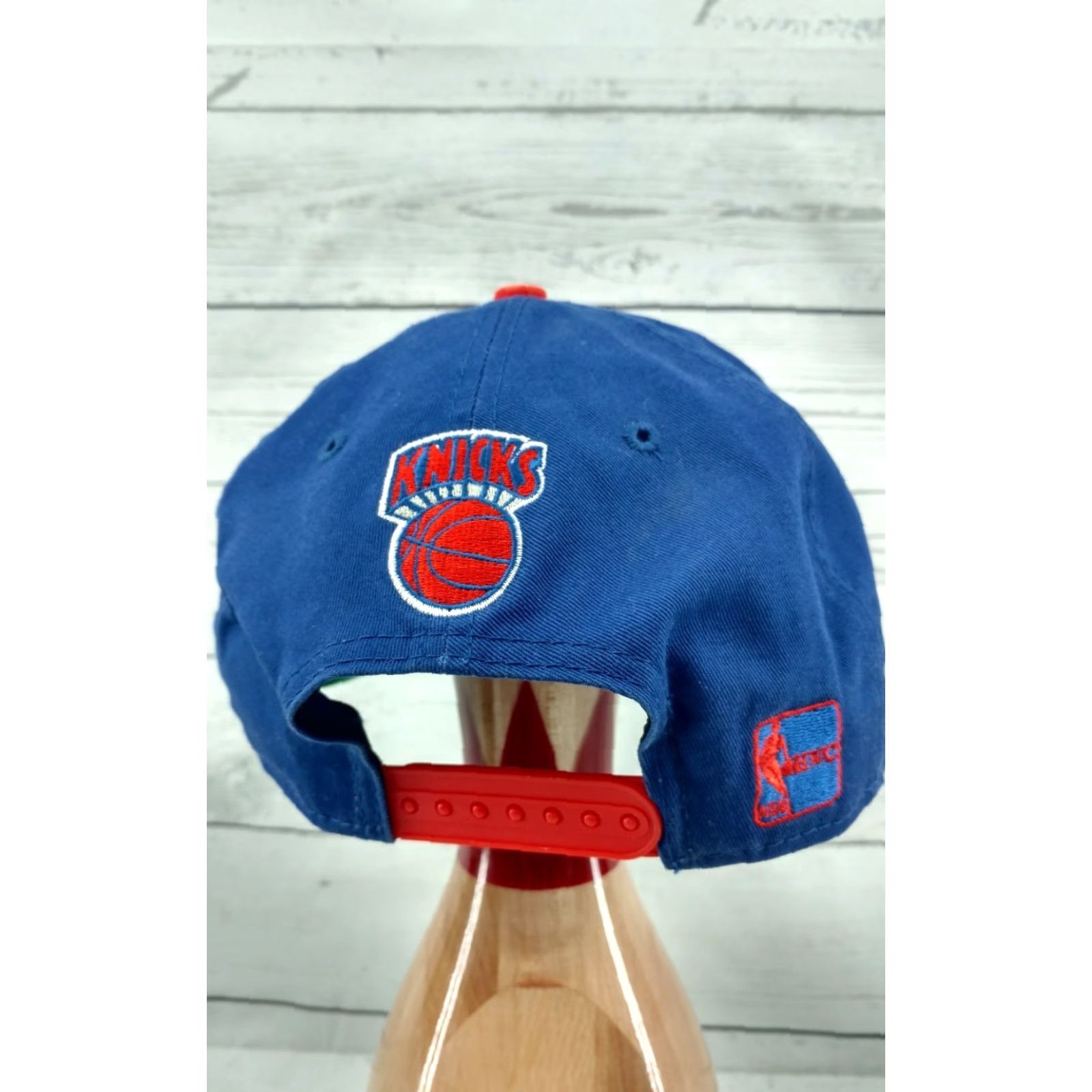 New Era New Era NBA 9Fifty Snapback Headwear New York Knicks Blue Orange Mens Adjustable Snapback Headwear 9Fifty NBA Knicks Size ONE SIZE - 6 Thumbnail
