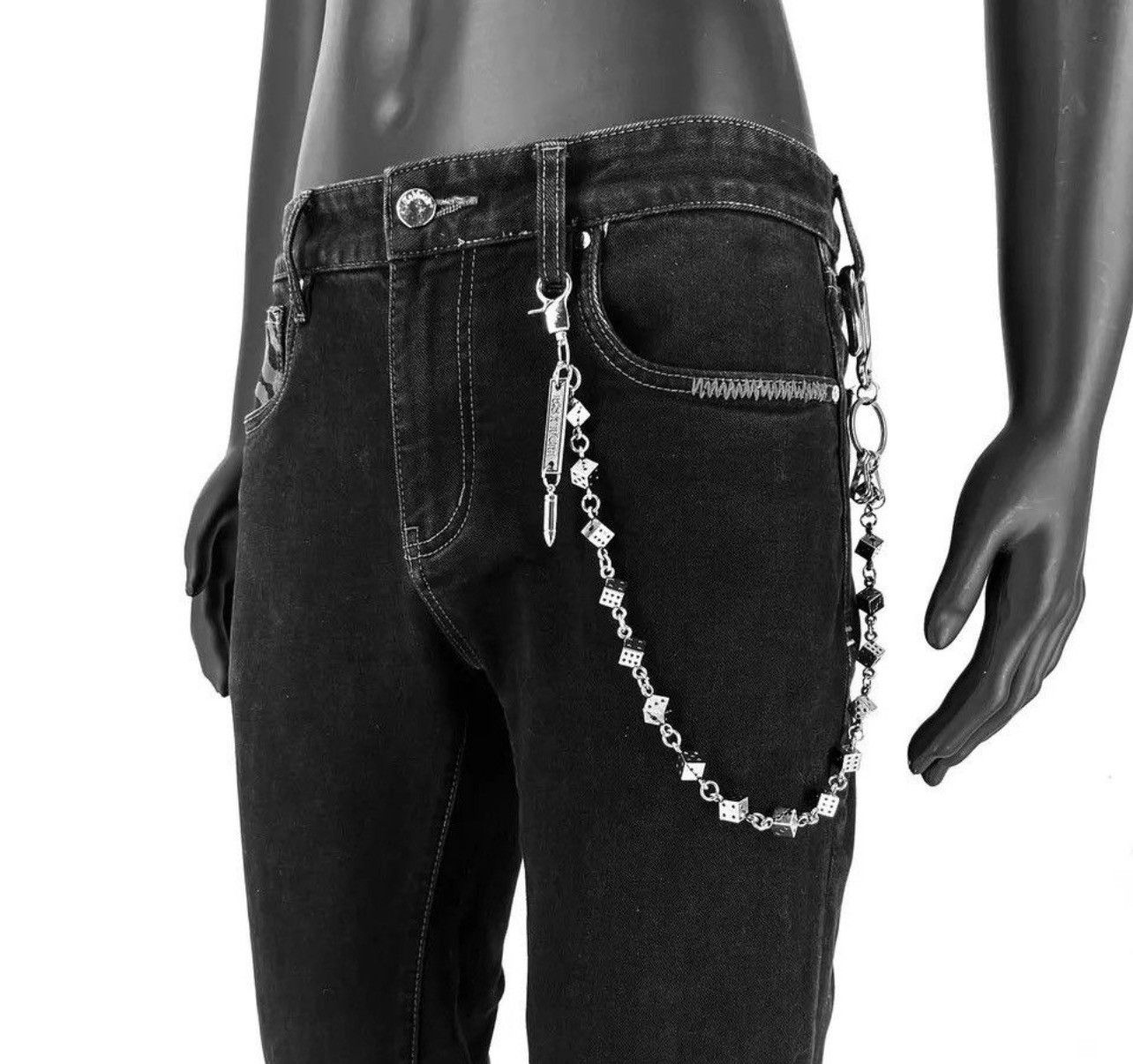 Jewelry Dancing Dice Wallet Chain Size ONE SIZE - 4 Thumbnail