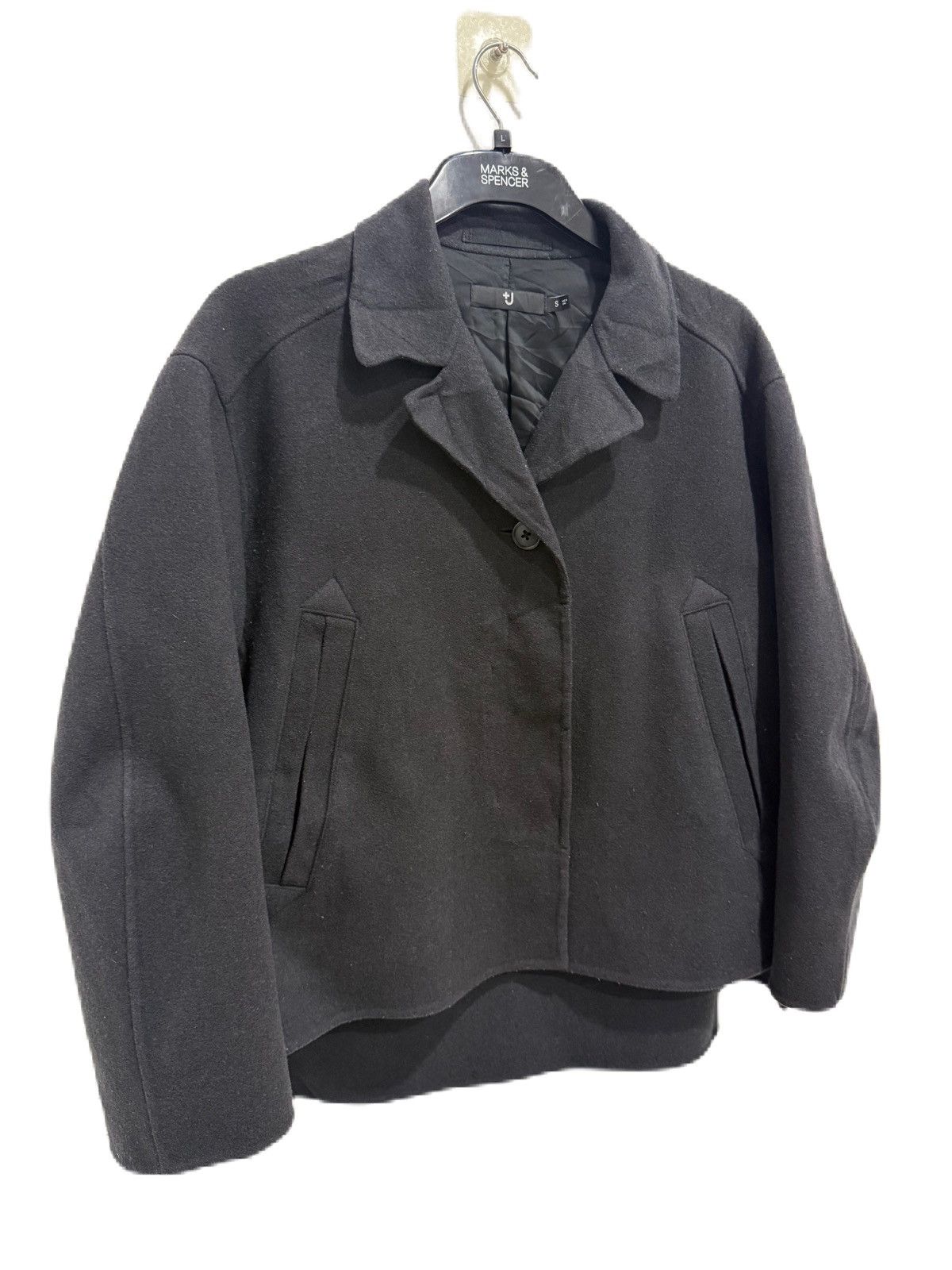 Jil Sander BINDING ACCEPT JIL SANDER OVERSIZED STYLE BLUE GRAY JACKET Size S / US 4 / IT 40 - 2 Thumbnail