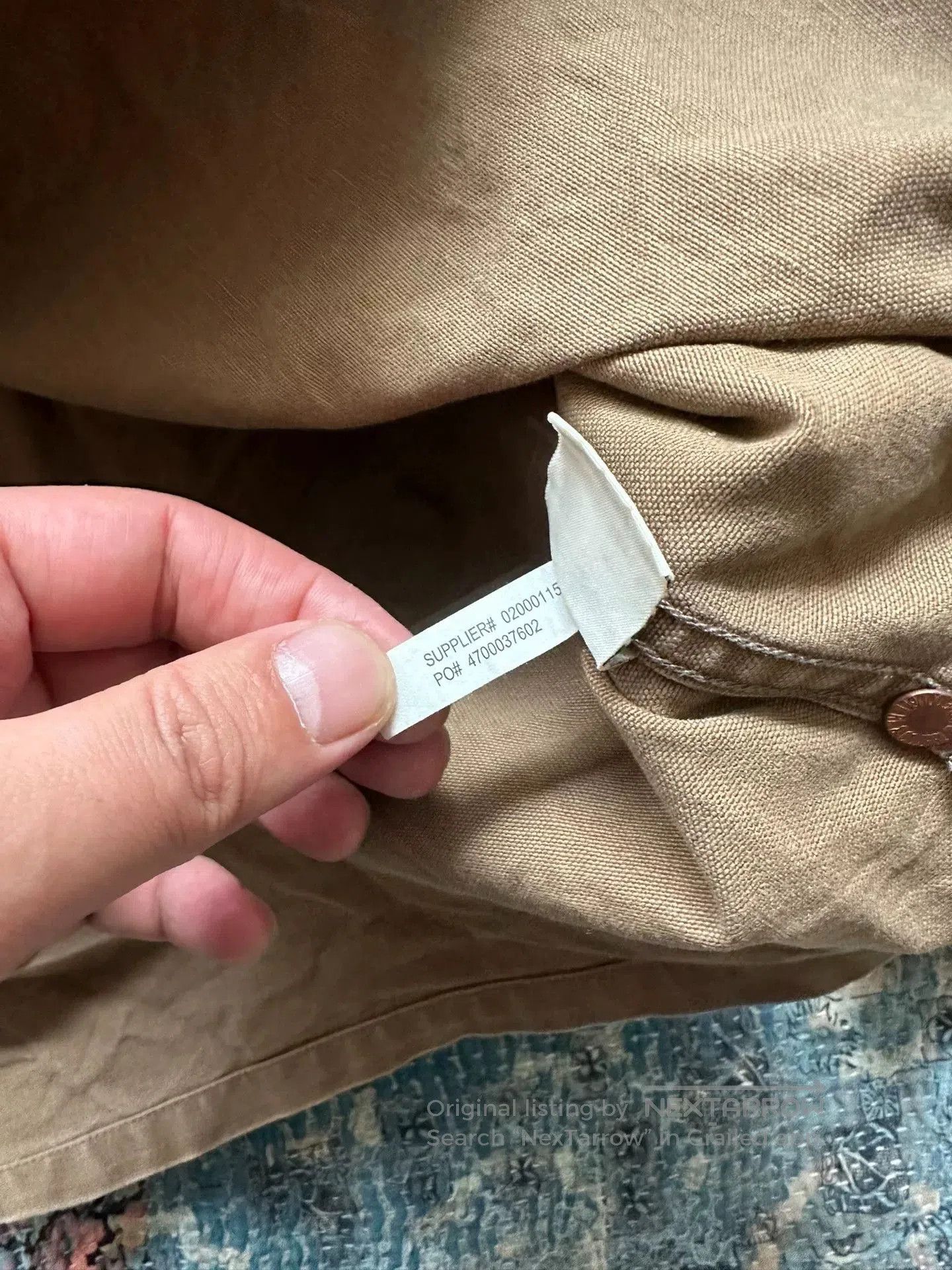 RRL Ralph Lauren rrl canvas work shirt in brown. Size US M / EU 48-50 / 2 - 4 Thumbnail