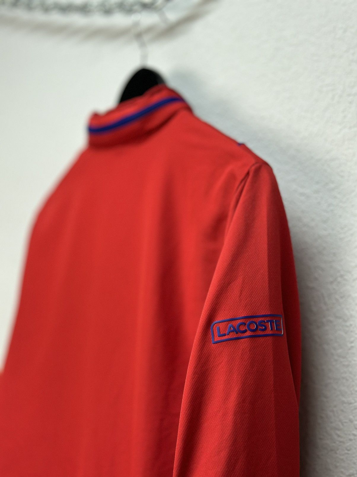 Lacoste Vintage Lacoste Zip Hoodie Jacket Sk8 Red Polo Ralph Lauren Size US M / EU 48-50 / 2 - 15 Thumbnail