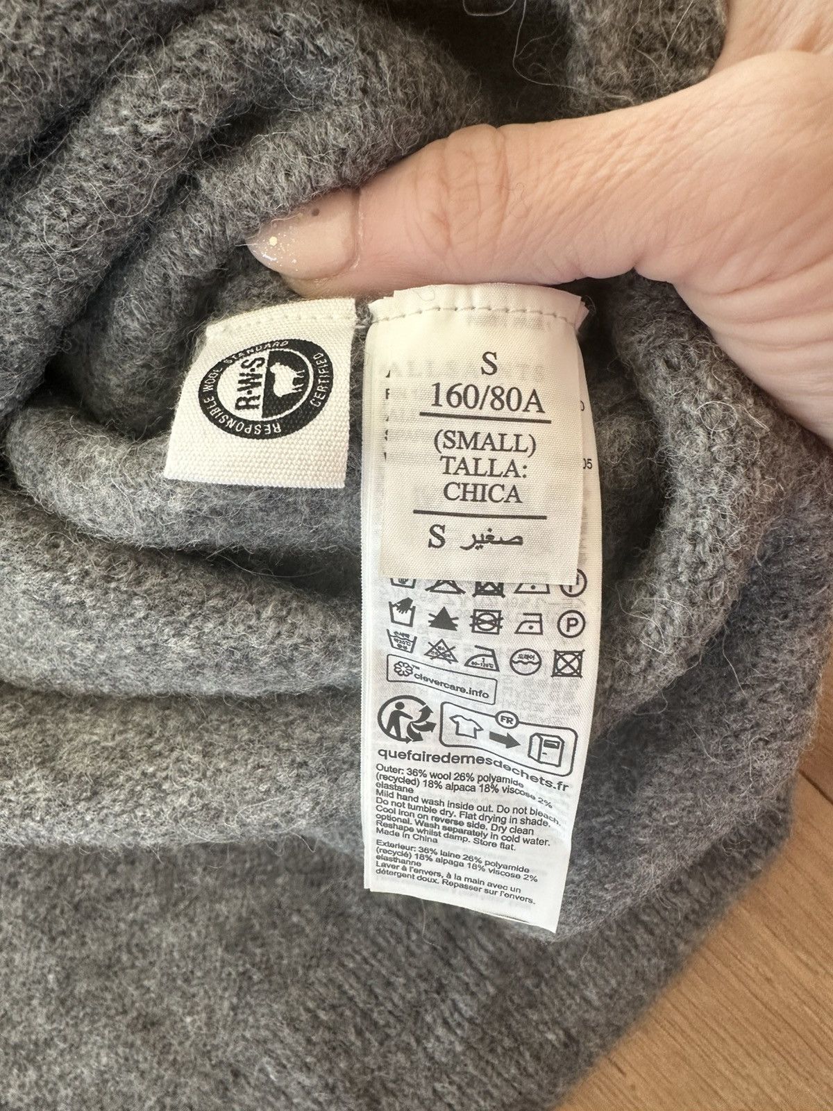 Allsaints All Saints Women Wool Sweater Size S / US 4 / IT 40 - 8 Thumbnail