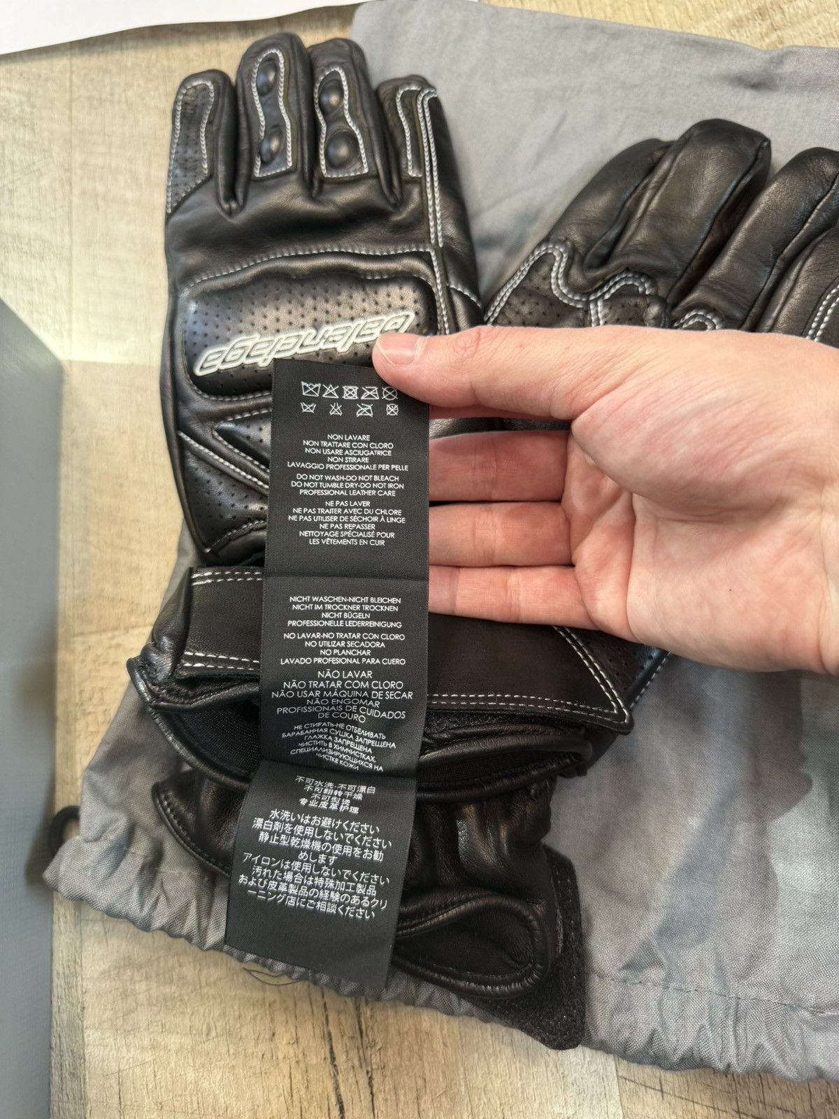 Balenciaga Balenciaga BB moto gloves Size ONE SIZE - 6 Thumbnail