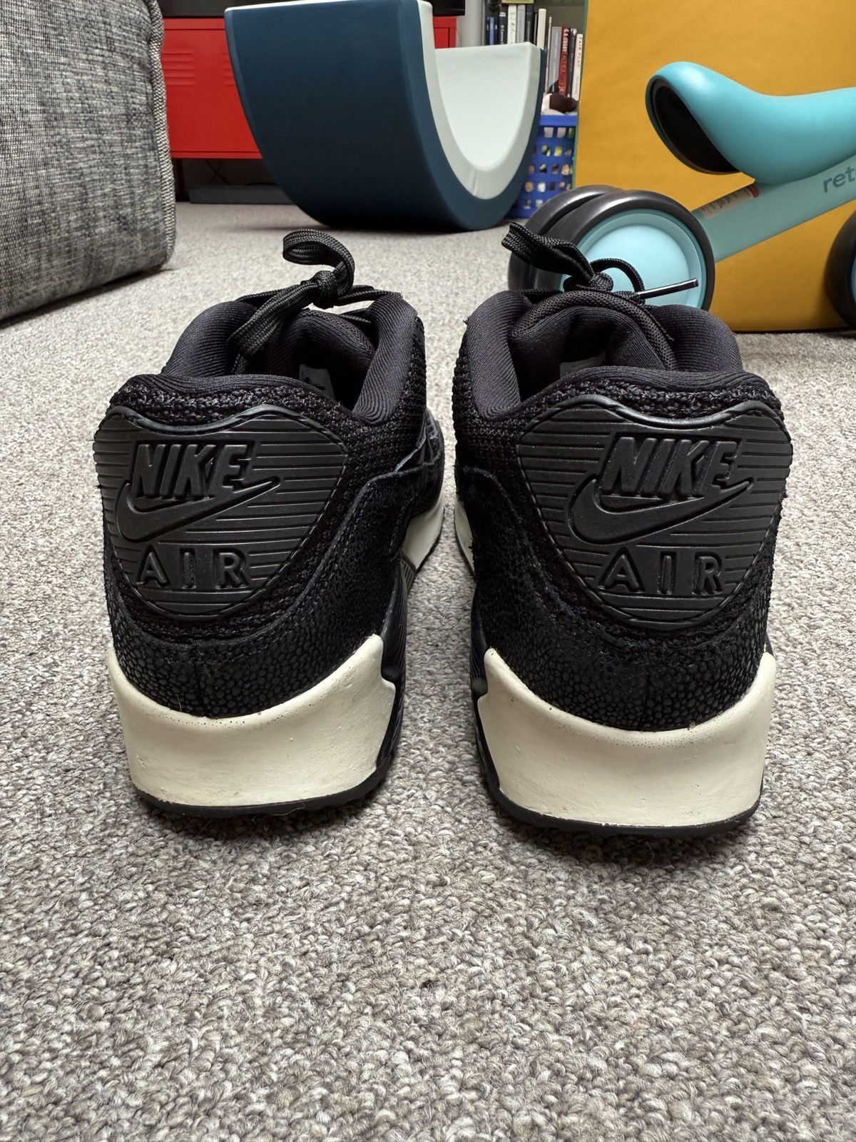 Nike Nike Air Max 90 Black Croc Size US 10.5 / EU 43-44 - 5 Thumbnail