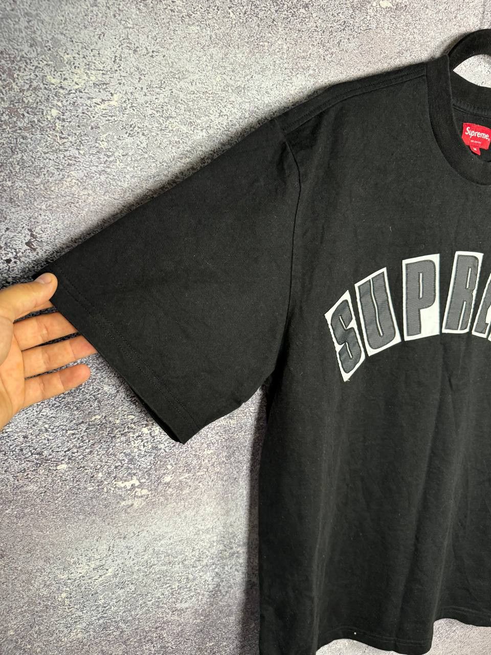 Supreme SS20 Supreme Arc Applique S/S Top Black Tee Medium Size US M / EU 48-50 / 2 - 4 Thumbnail