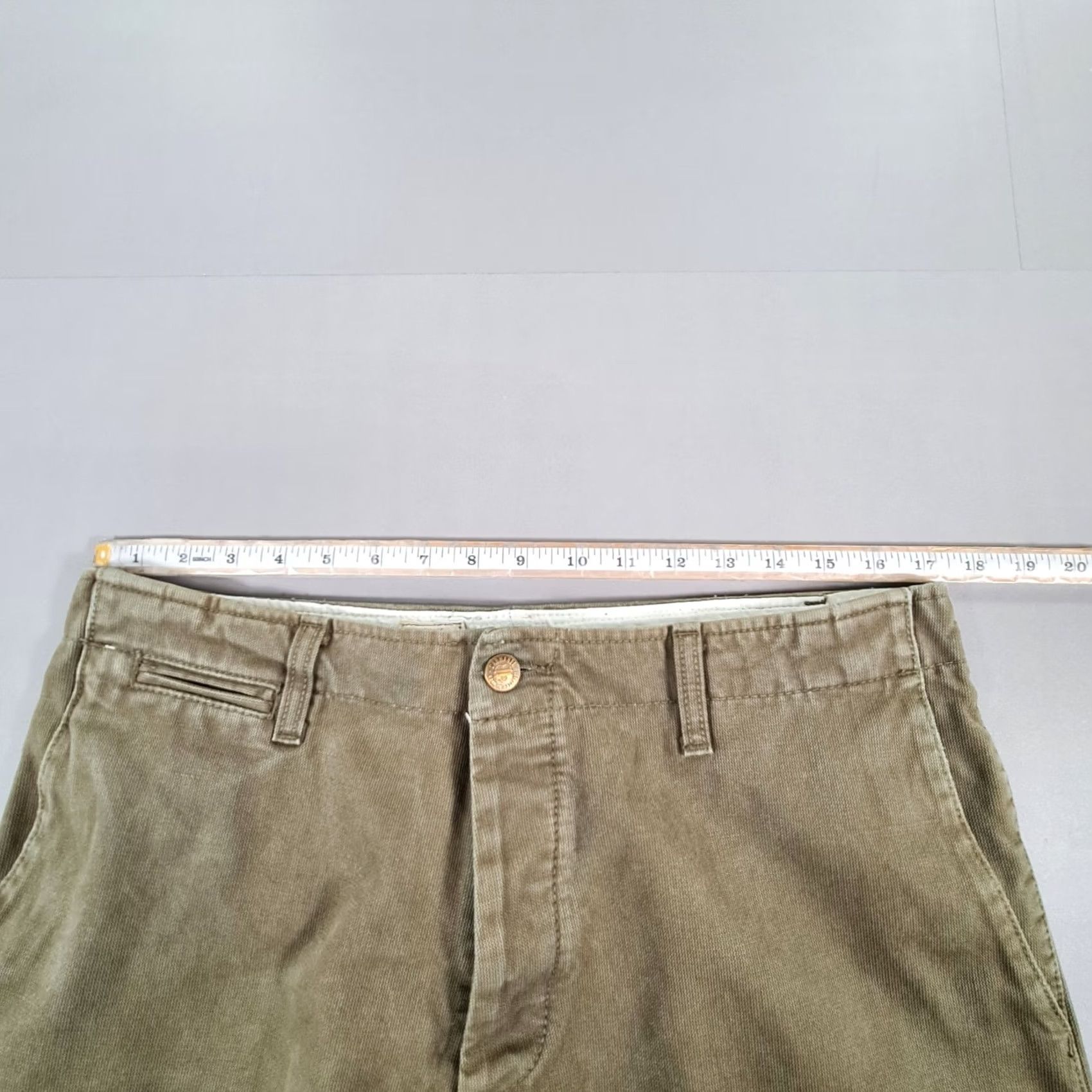 Carhartt Carhartt Mens Trousers Khaki Green W34 L32 Relaxed Straight Workwear Pant Size US 34 / EU 50 - 6 Thumbnail