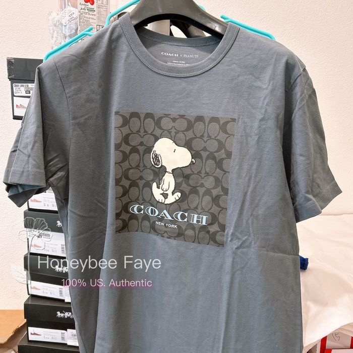 Coach NWT Coach X Peanuts MEN'S Signature Snoopy T Shirt Grailed