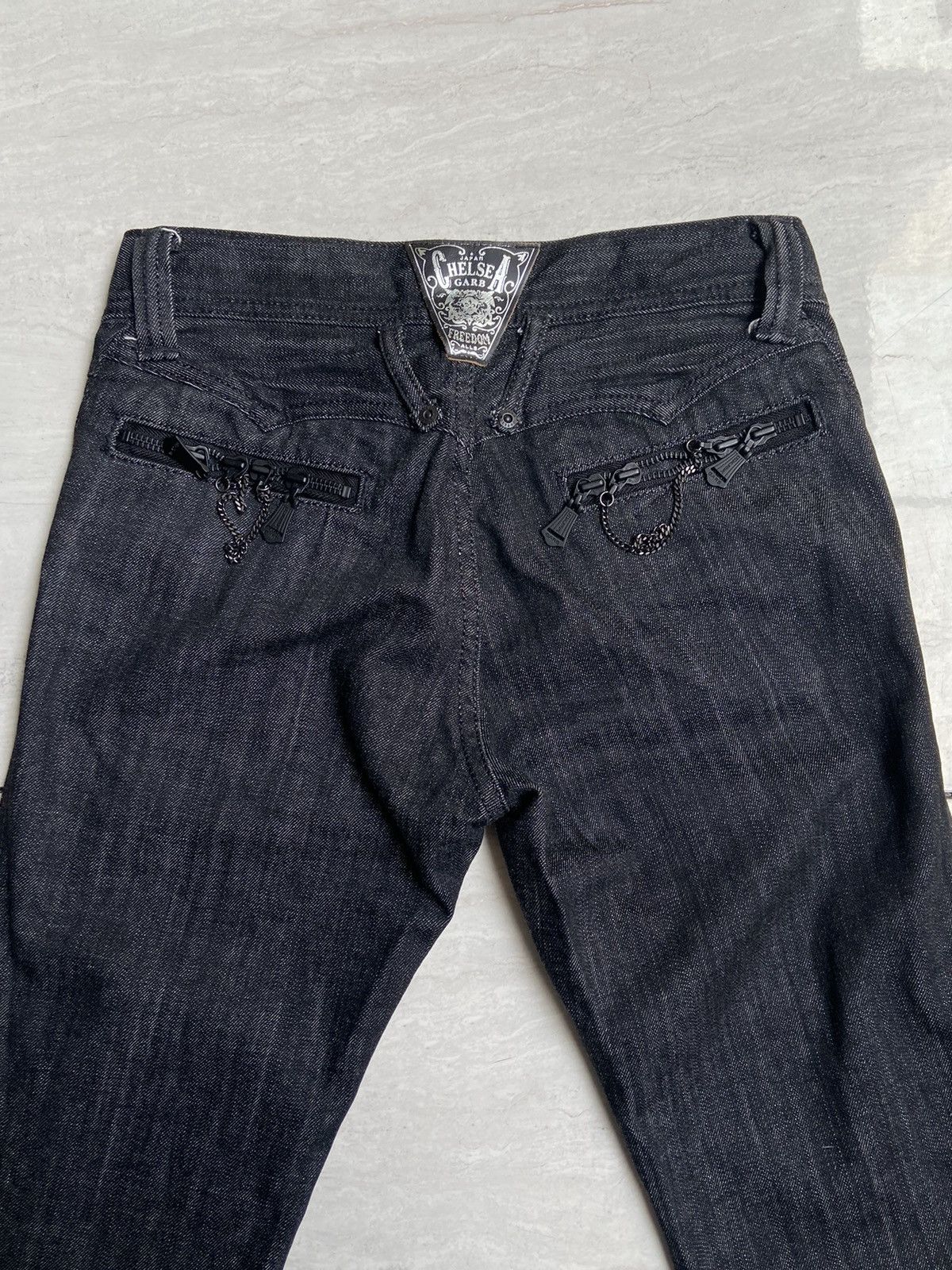 Designer × If Six Was Nine × Japanese Brand CHELSEAGARB Black Long Pants Size US 27 - 12 Thumbnail