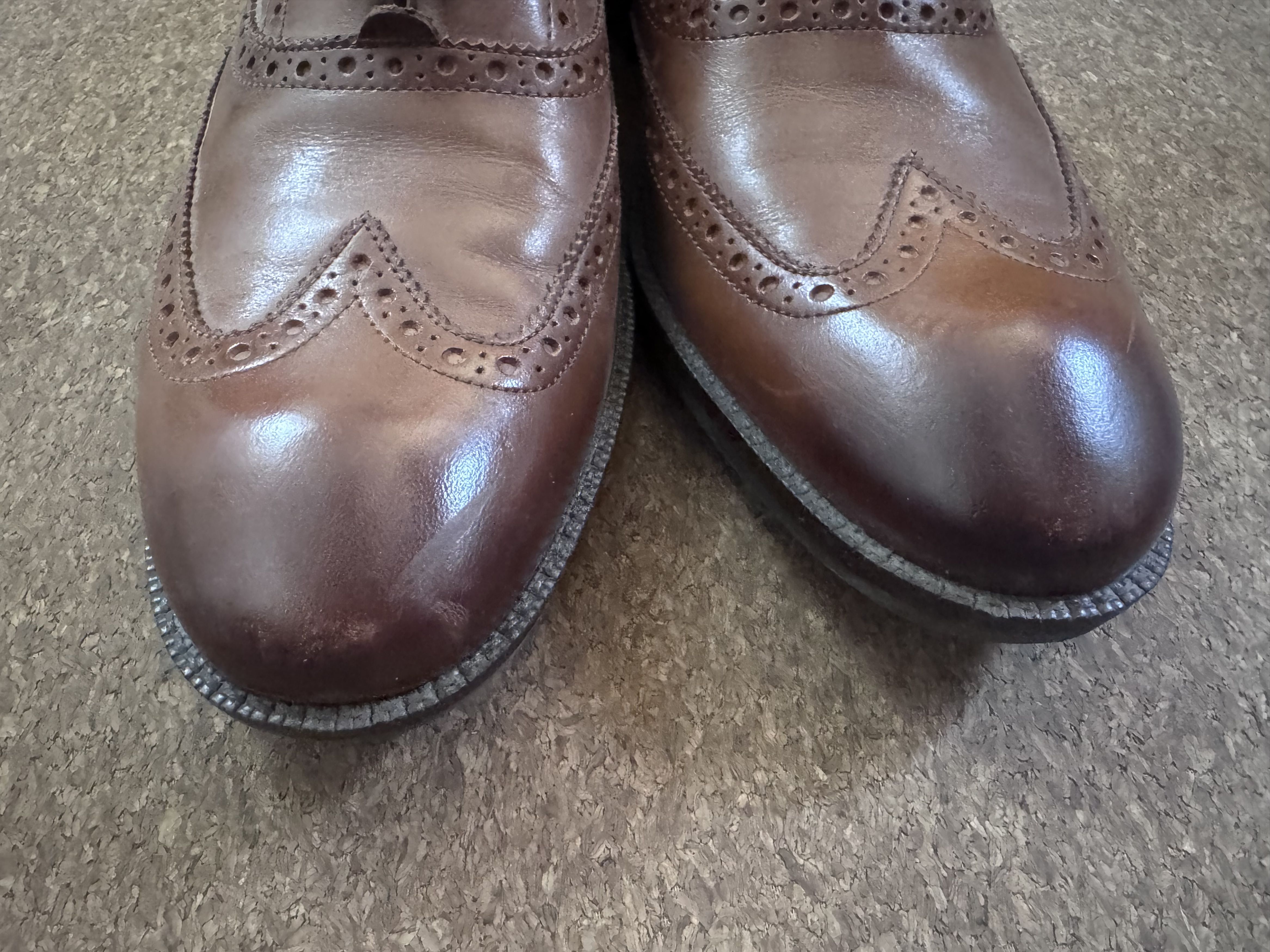 Cole Haan Cole Haan Wingtip Oxford Shoes Brown Size US 9 / EU 42 - 2 Thumbnail