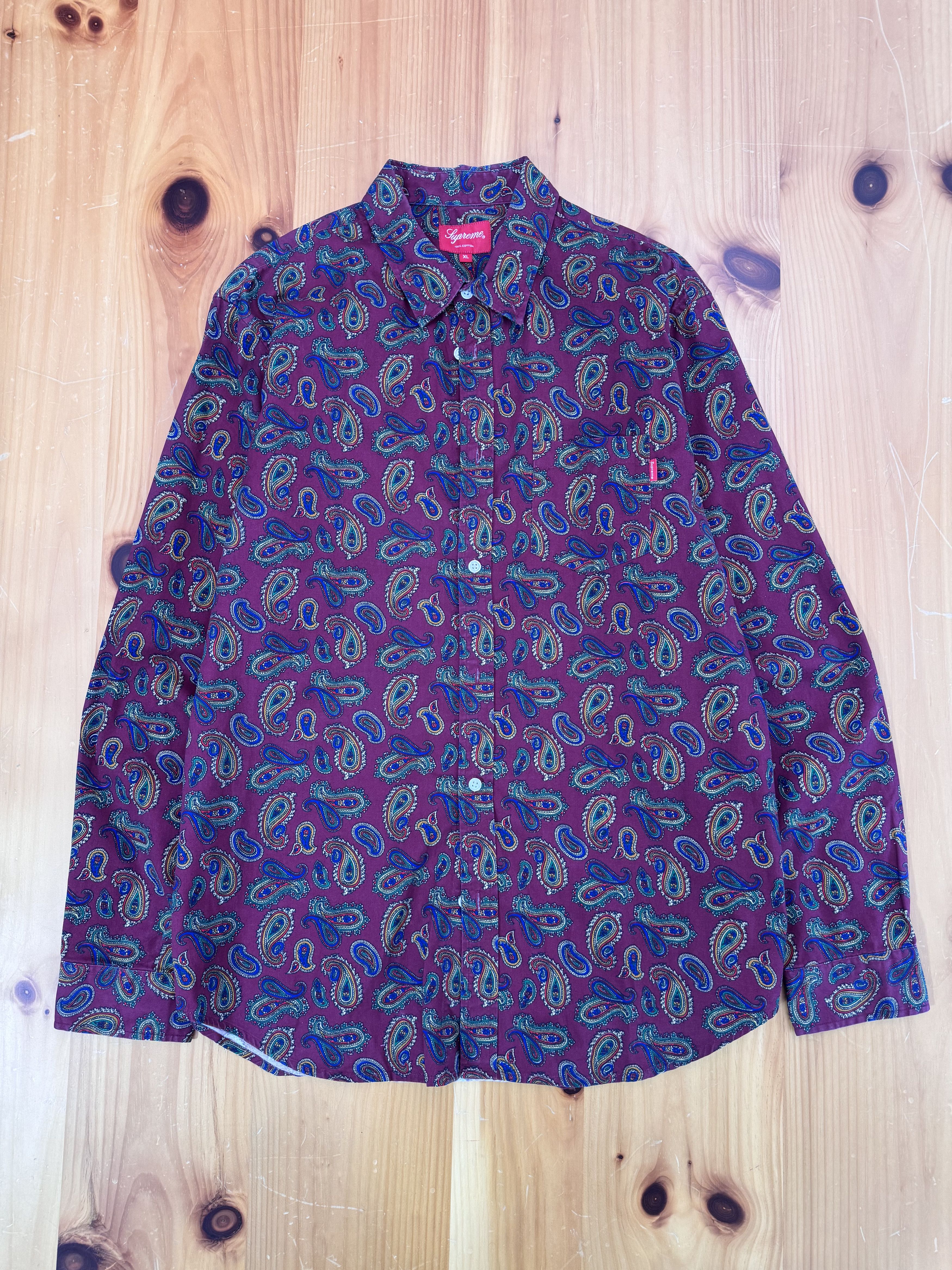 Supreme Supreme Paisley Shirt Size US XL / EU 56 / 4 - 1 Thumbnail