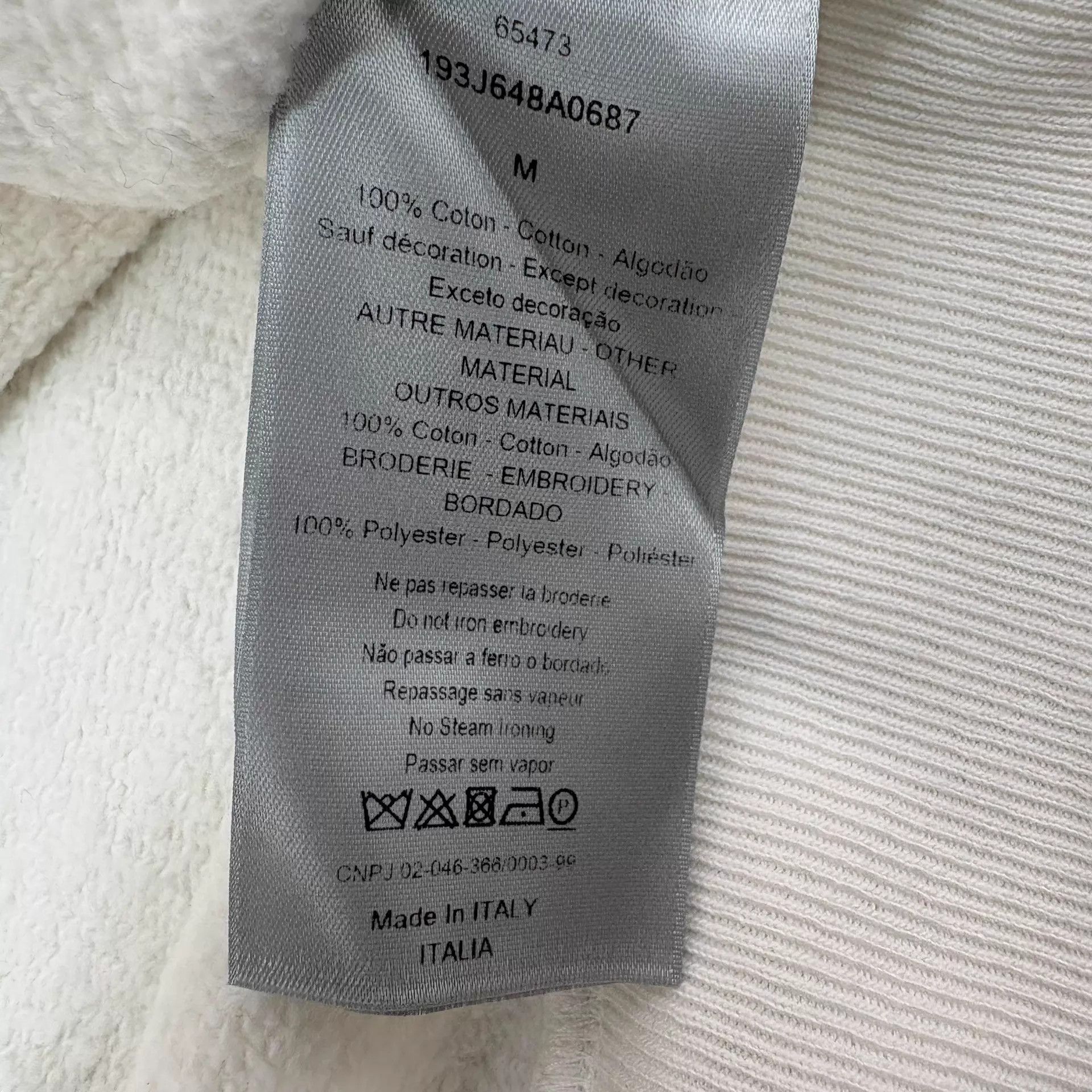 Dior Dior Lavender Cream Colorblock SS M Sweatshirt Size US M / EU 48-50 / 2 - 8 Thumbnail