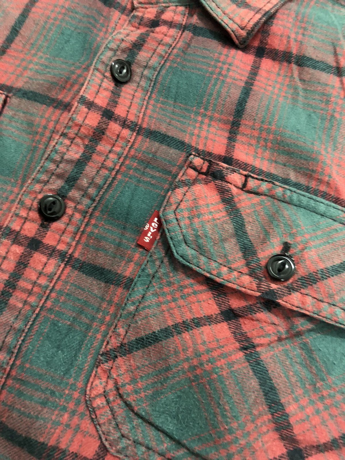 Levi's × Vintage VINTAGE LEVI’ FLANNEL SHIRT GRUNGE STYLE Size US L / EU 52-54 / 3 - 3 Thumbnail