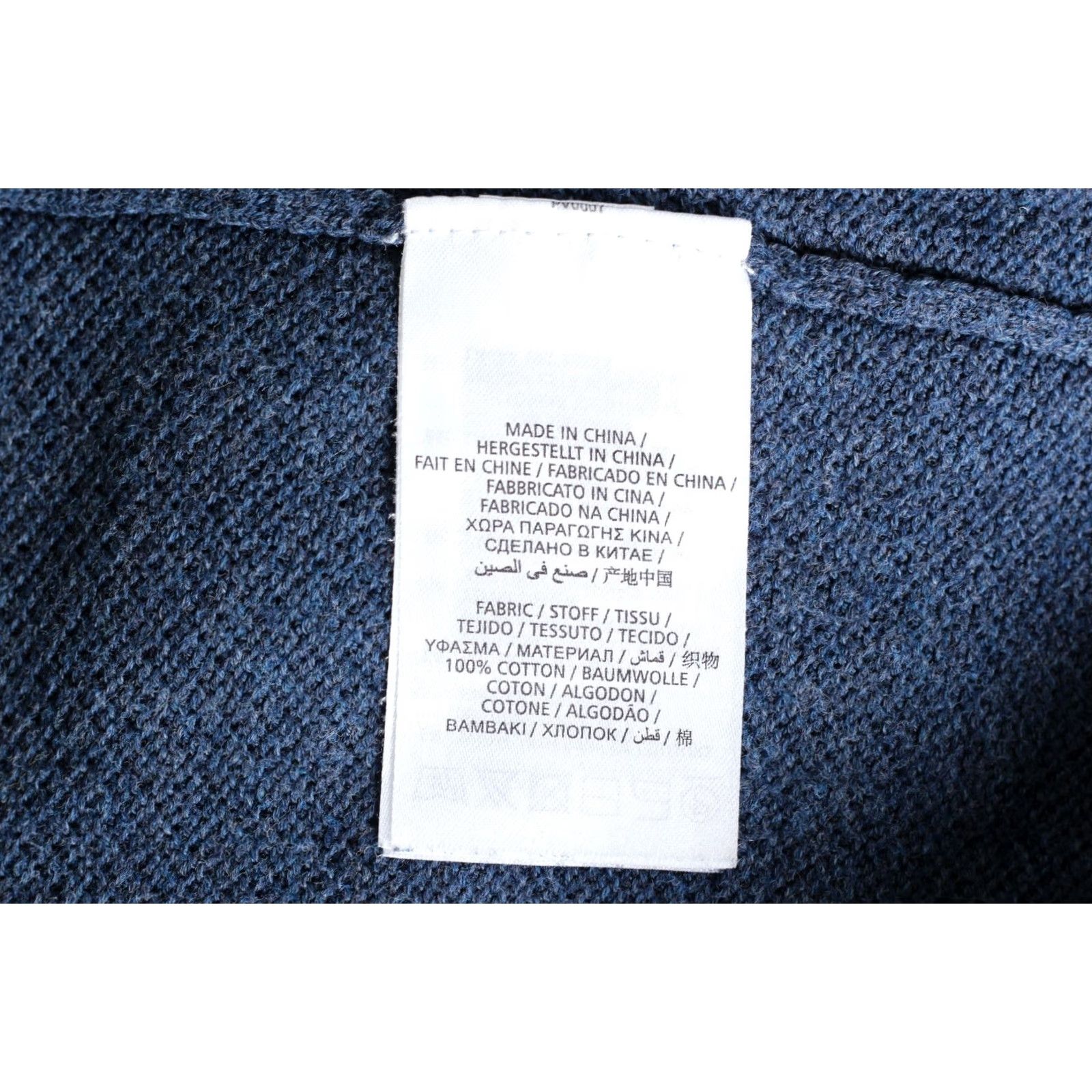 Gant GANT Crew Neck Cotton Jumper Sweater Men L Blue VR3885 Size US L / EU 52-54 / 3 - 7 Thumbnail