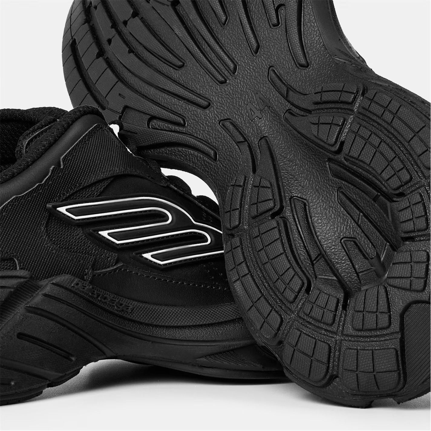 Balenciaga o1g2r1mq0226 Monday Trainers In Black Size US 12 / EU 45 - 4 Thumbnail