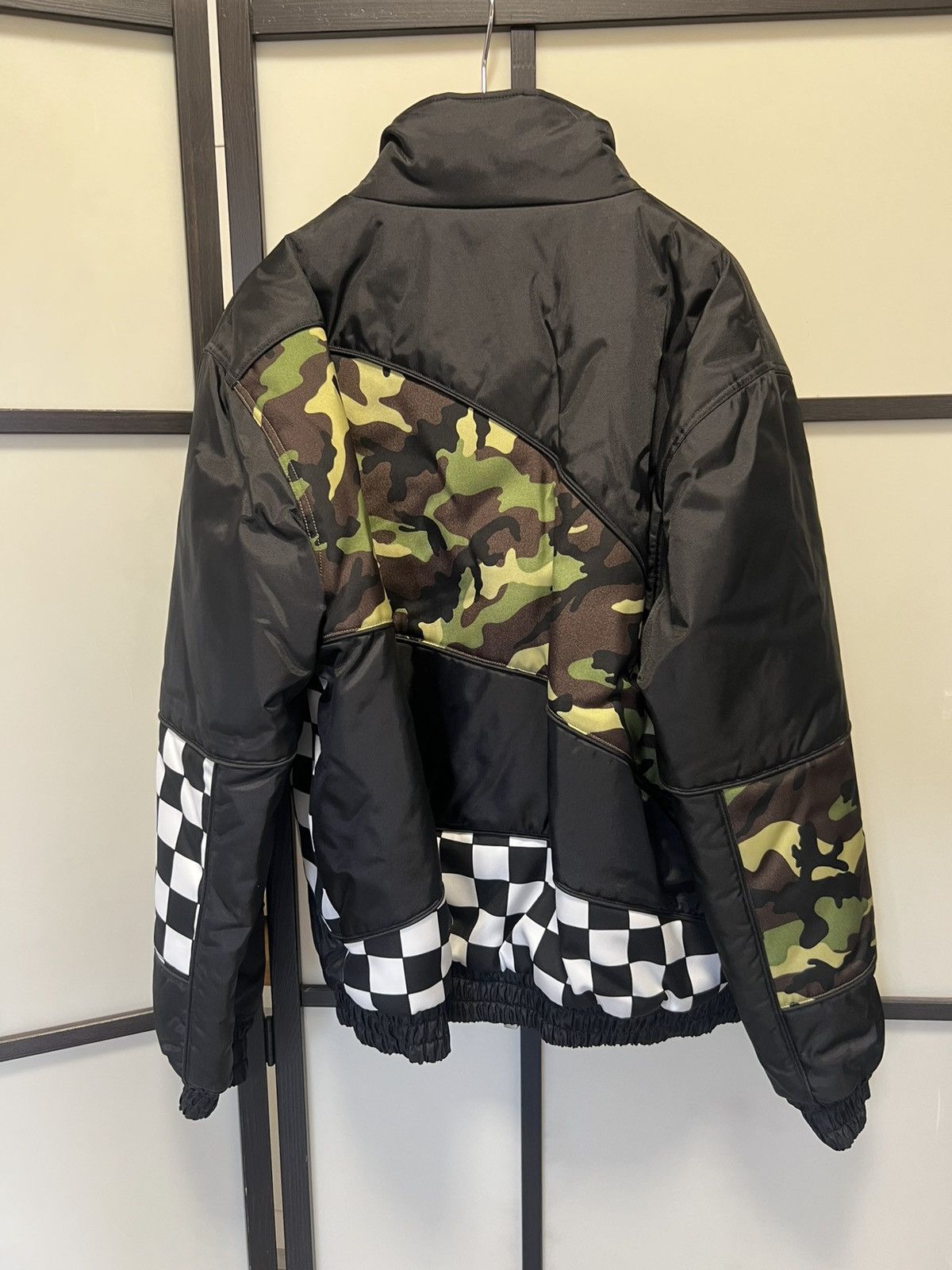 Celine × Hedi Slimane RARE - FW21 Damier Camo Technical Bomber Jacket 52 Size US L / EU 52-54 / 3 - 11 Thumbnail