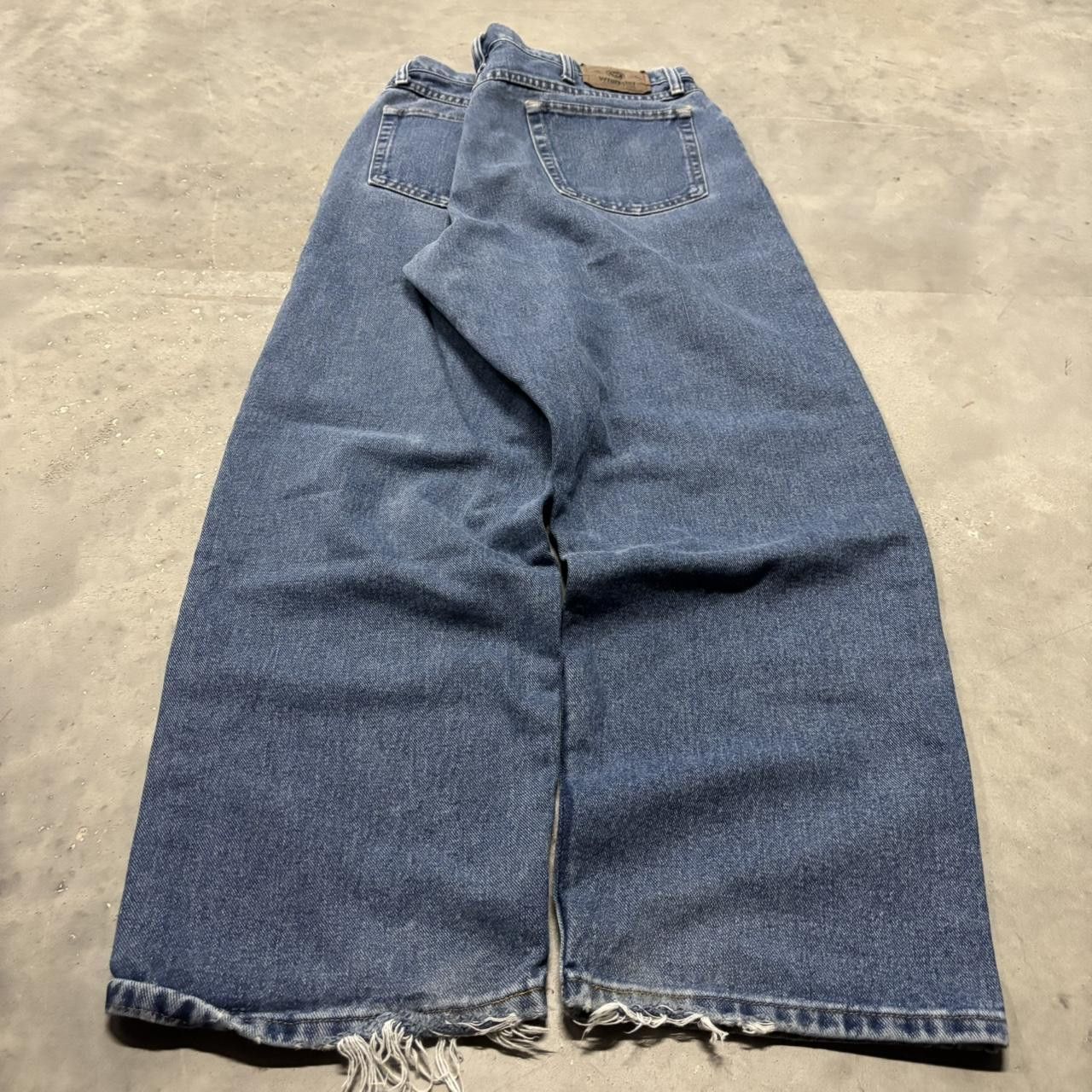 Japanese Brand × Vintage Crazy Vintage Y2K/2000s Blue Wash Essential Denim Jeans! Size US 36 / EU 52 - 4 Thumbnail