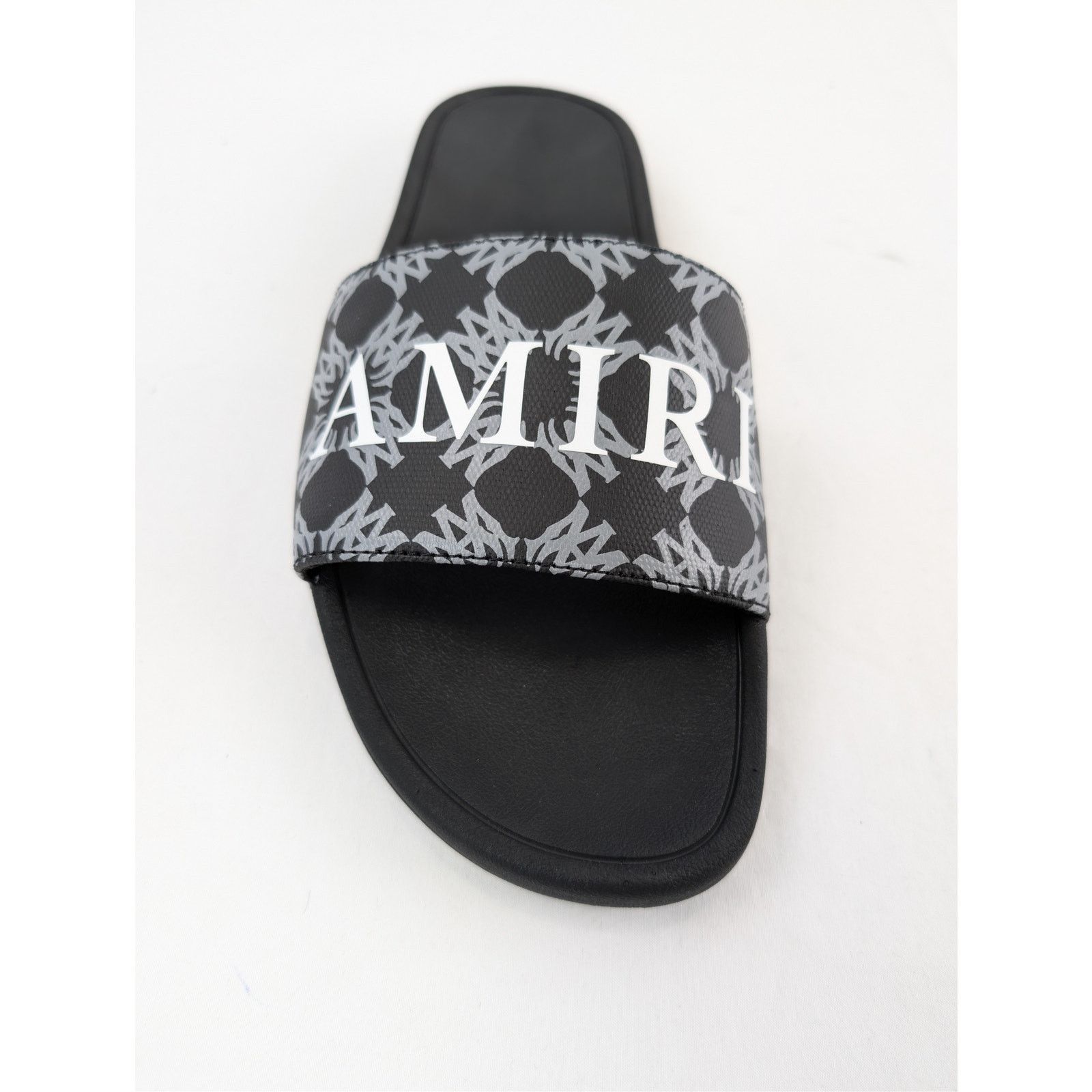 Amiri o1rshd1 MA Quad Canvas Pool Slide Sandals in Black Size US 13 / EU 46 - 17 Thumbnail