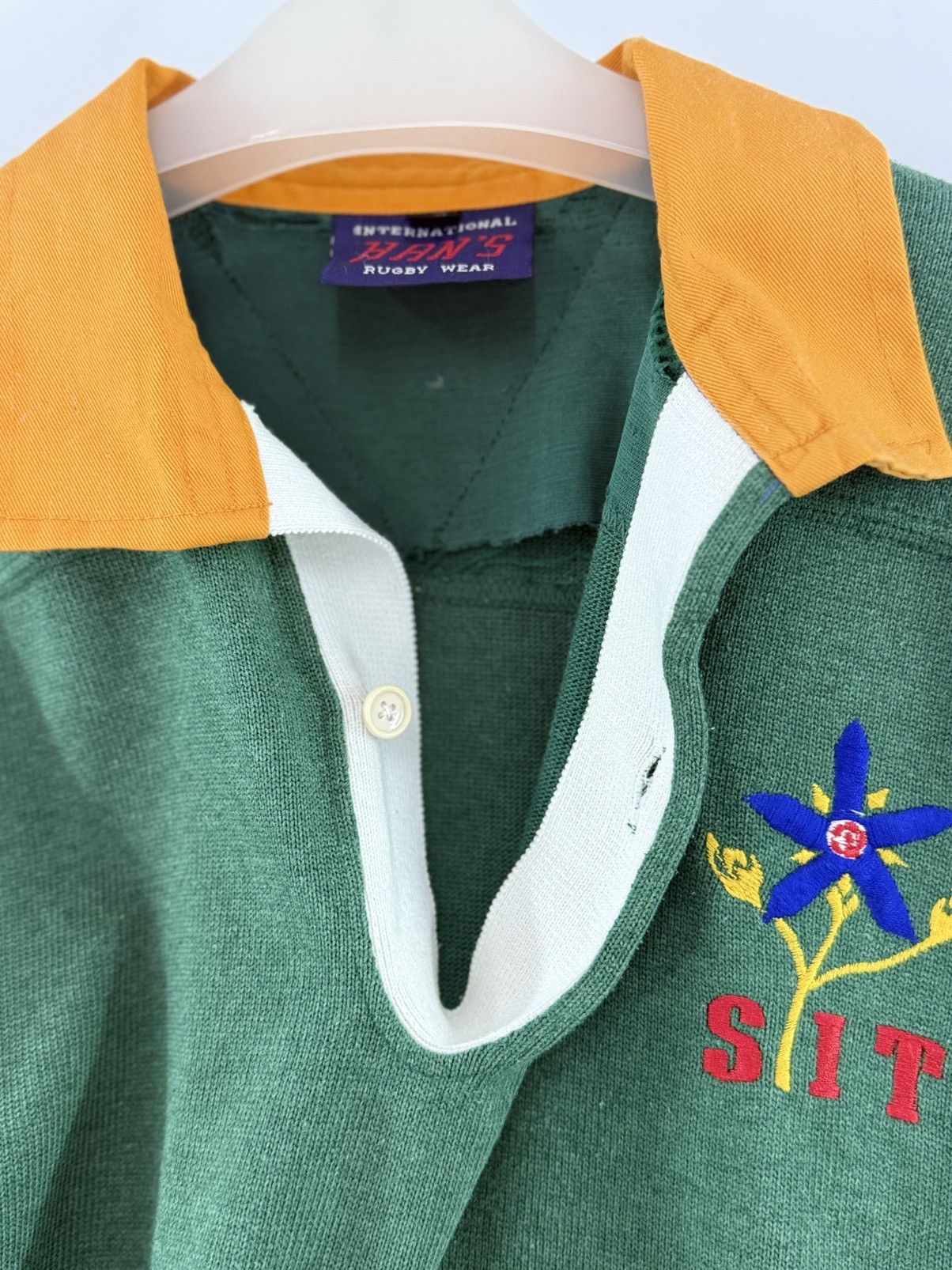 Vintage 🔥 Vintage 90's Han's Rugby Club Short sleeves Polo Shirt -XL Size US M / EU 48-50 / 2 - 9 Thumbnail