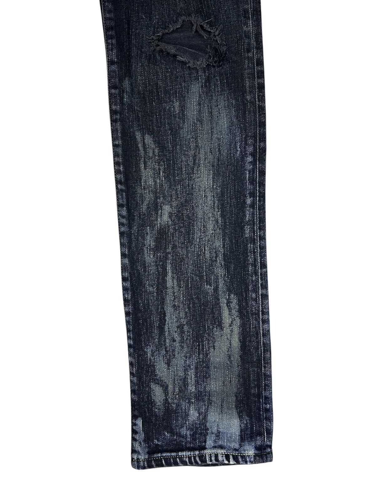 Saint Laurent Paris 2014 Mud Destroyed Denim Size US 32 / EU 48 - 14 Thumbnail