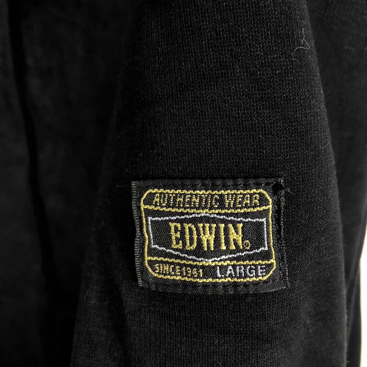Japanese Brand 🔥Vintage Chore Work Jacket Edwin Rich Black Size US L / EU 52-54 / 3 - 17 Thumbnail