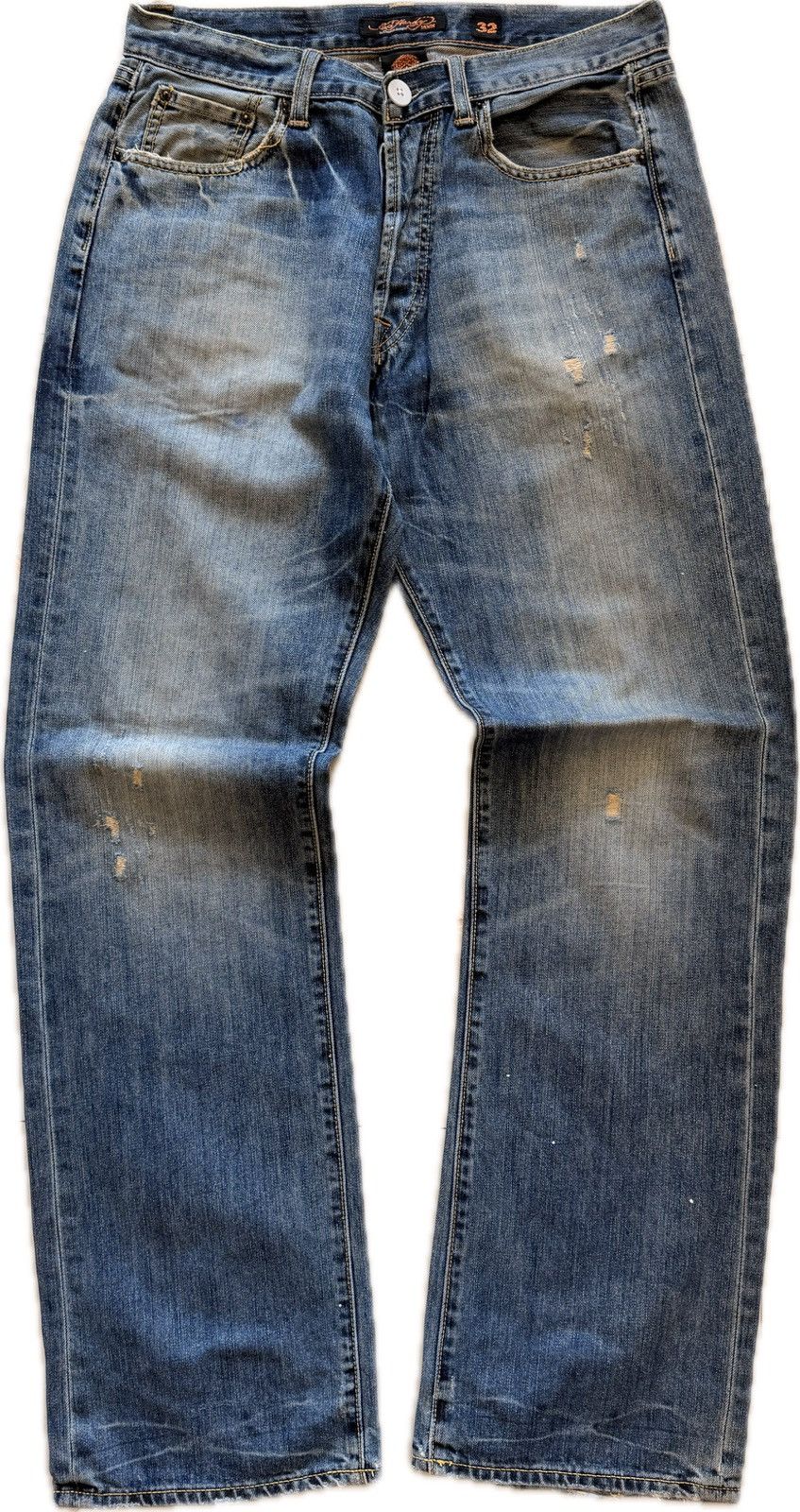 Ed Hardy Vintage Spelled Out Ed Hardy Jeans Size US 32 / EU 48 - 1 Thumbnail