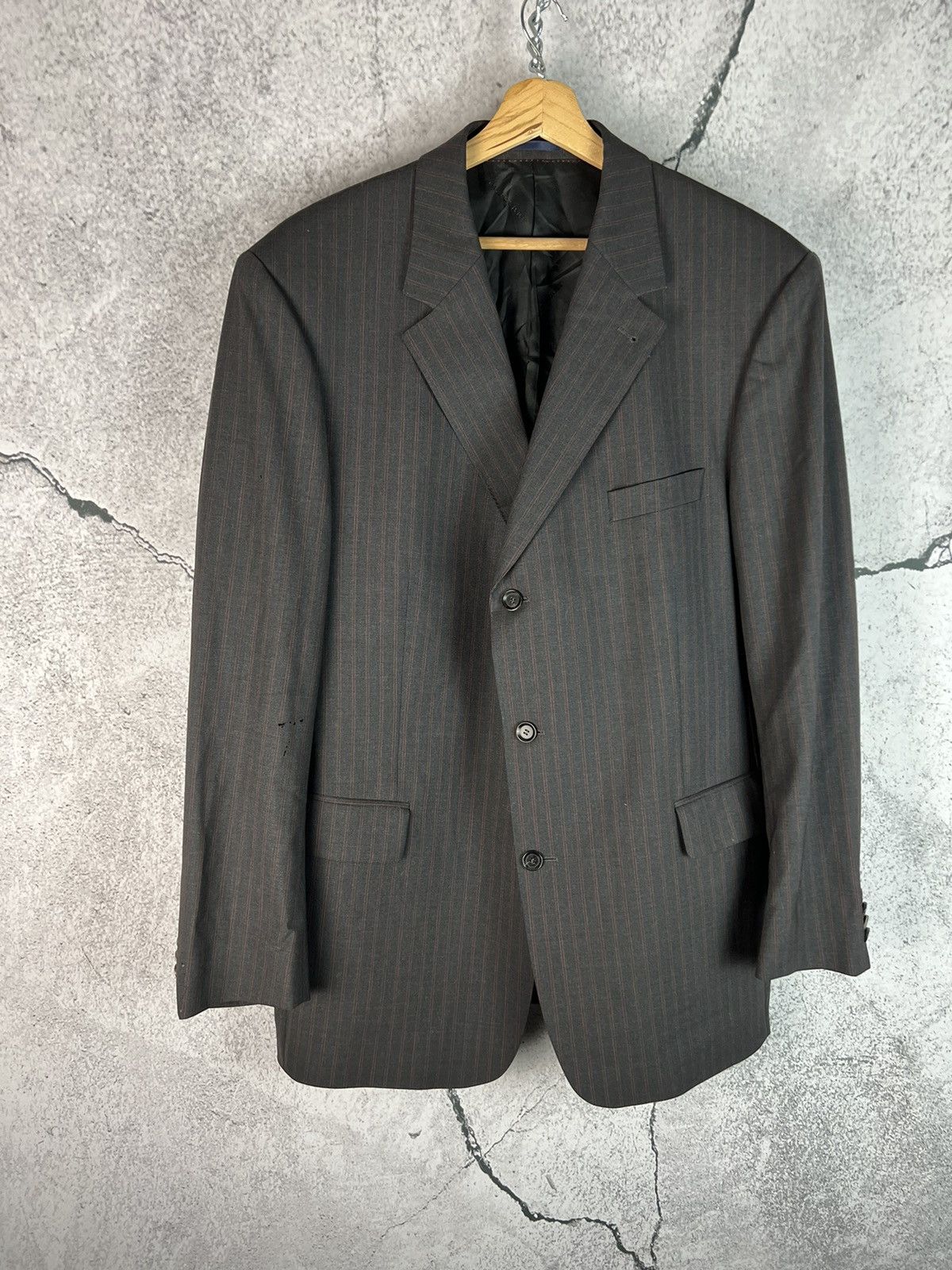 Burberry Burberry 56 Grey Blazer jacket Size 50L - 1 Thumbnail