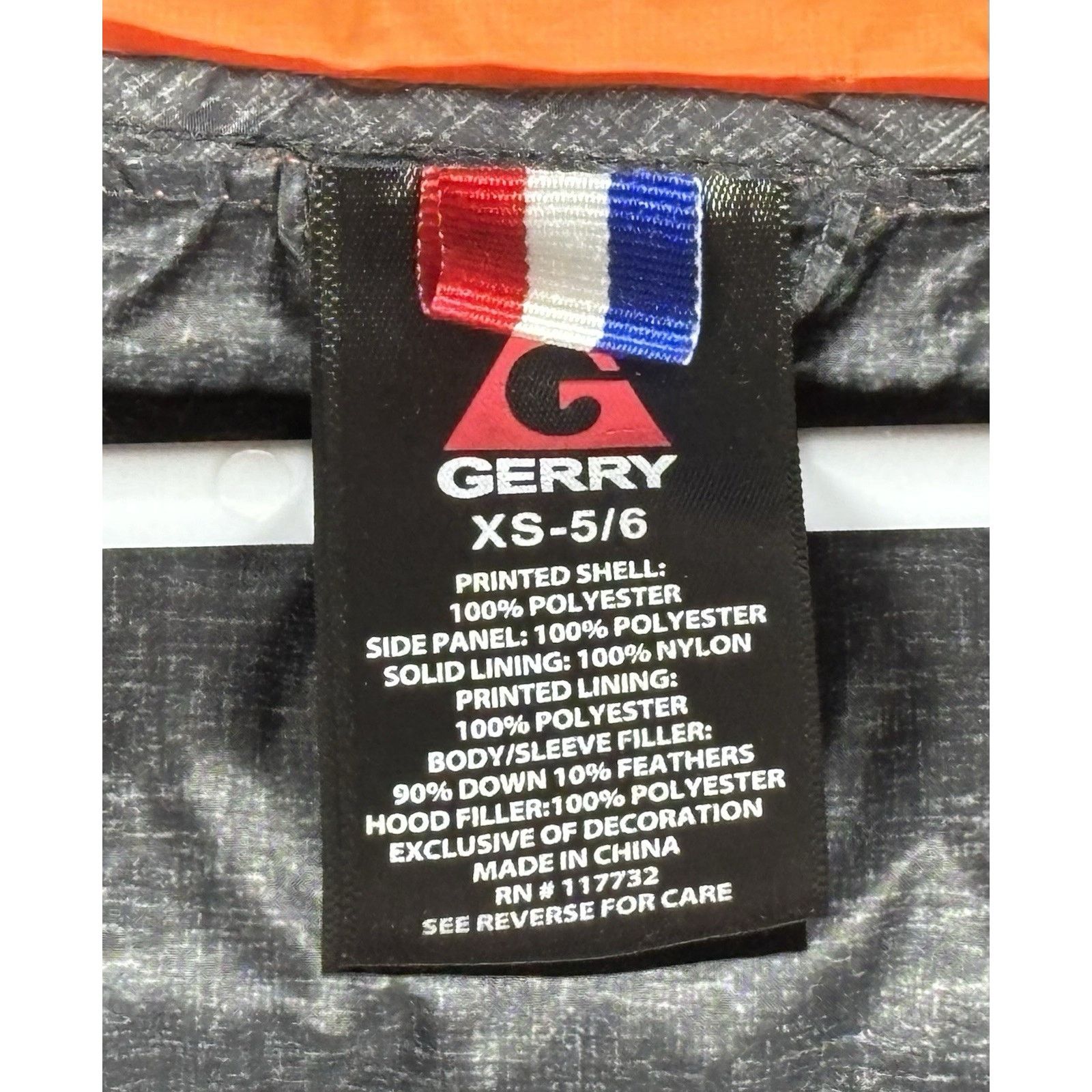 The Unbranded Brand Gerry Kids Puffer Jacket XS 5/6 Gray Black Hooded Down Size US XS / EU 42 / 0 - 5 Thumbnail