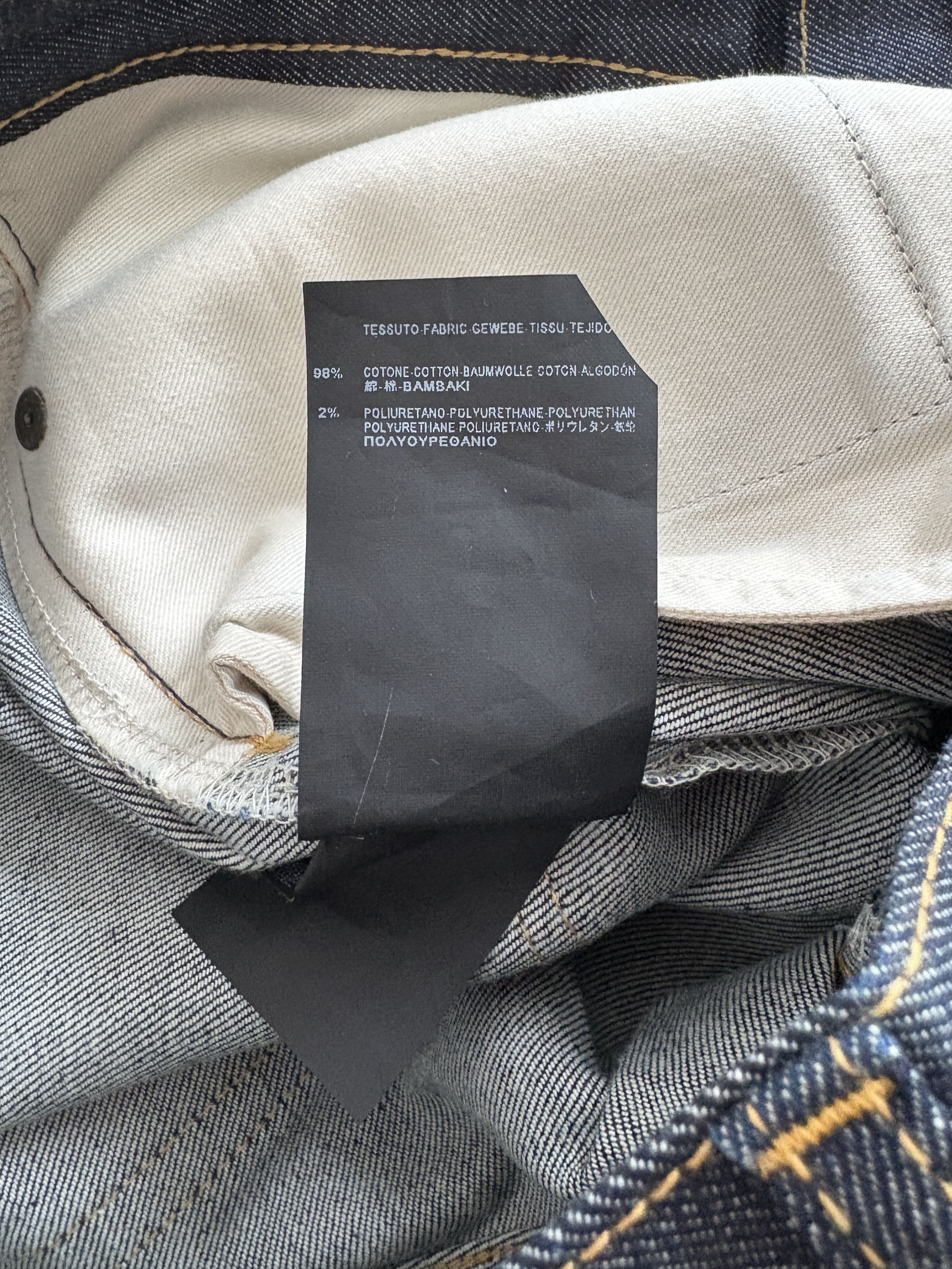Hedi Slimane × Saint Laurent Paris 2012 Saint Laurent by Hedi D01 Raw Denim Jeans Size 27" / US 4 / IT 40 - 6 Thumbnail