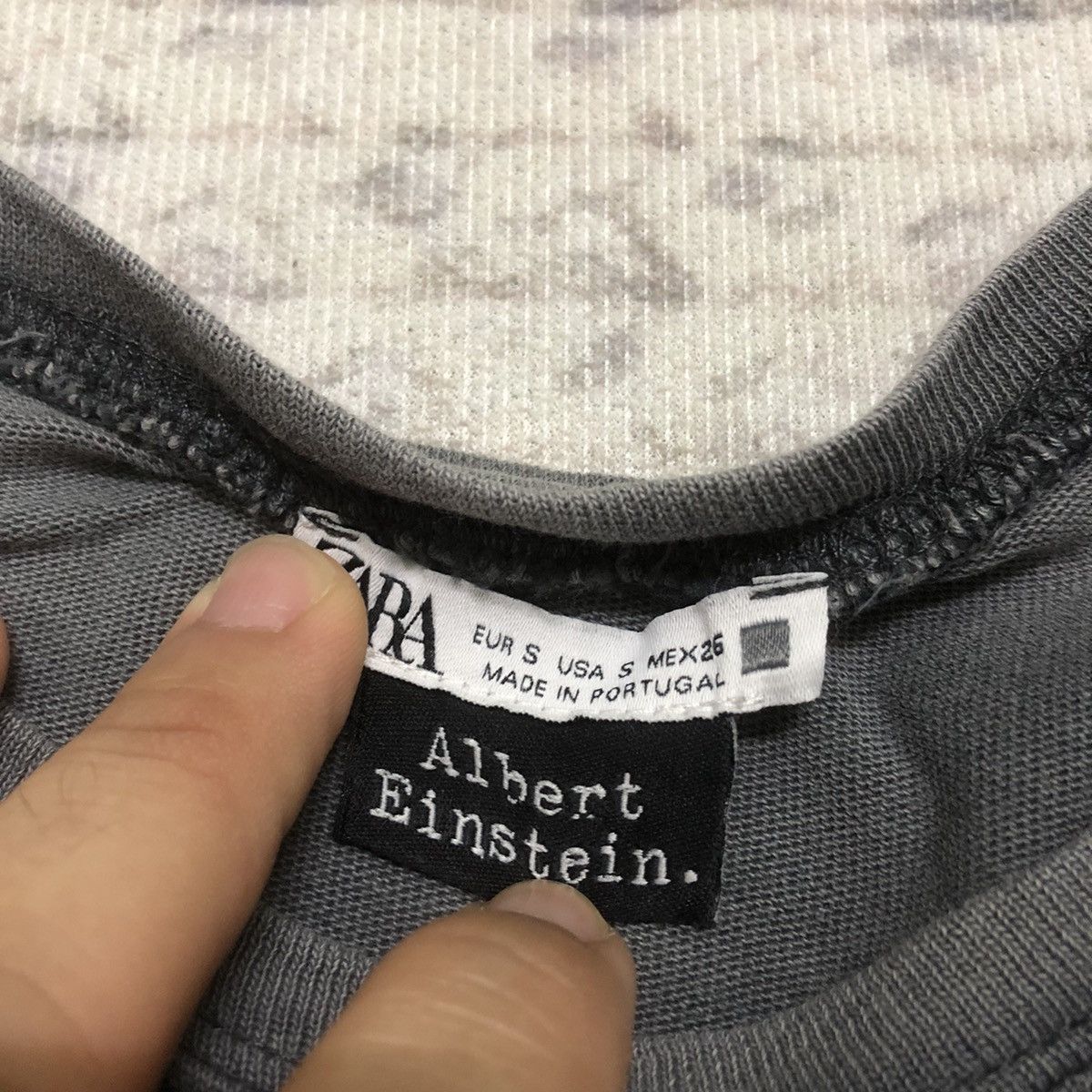 Vintage × Zara Rare Sunfaded Zara X Albert Einstein Tees Size US S / EU 44-46 / 1 - 12 Thumbnail