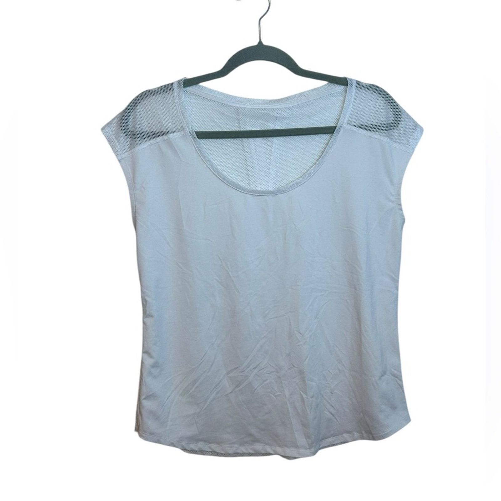 Fabletics Fabletics White Vanessa Active Top Size L / US 10 / IT 46 - 1 Thumbnail