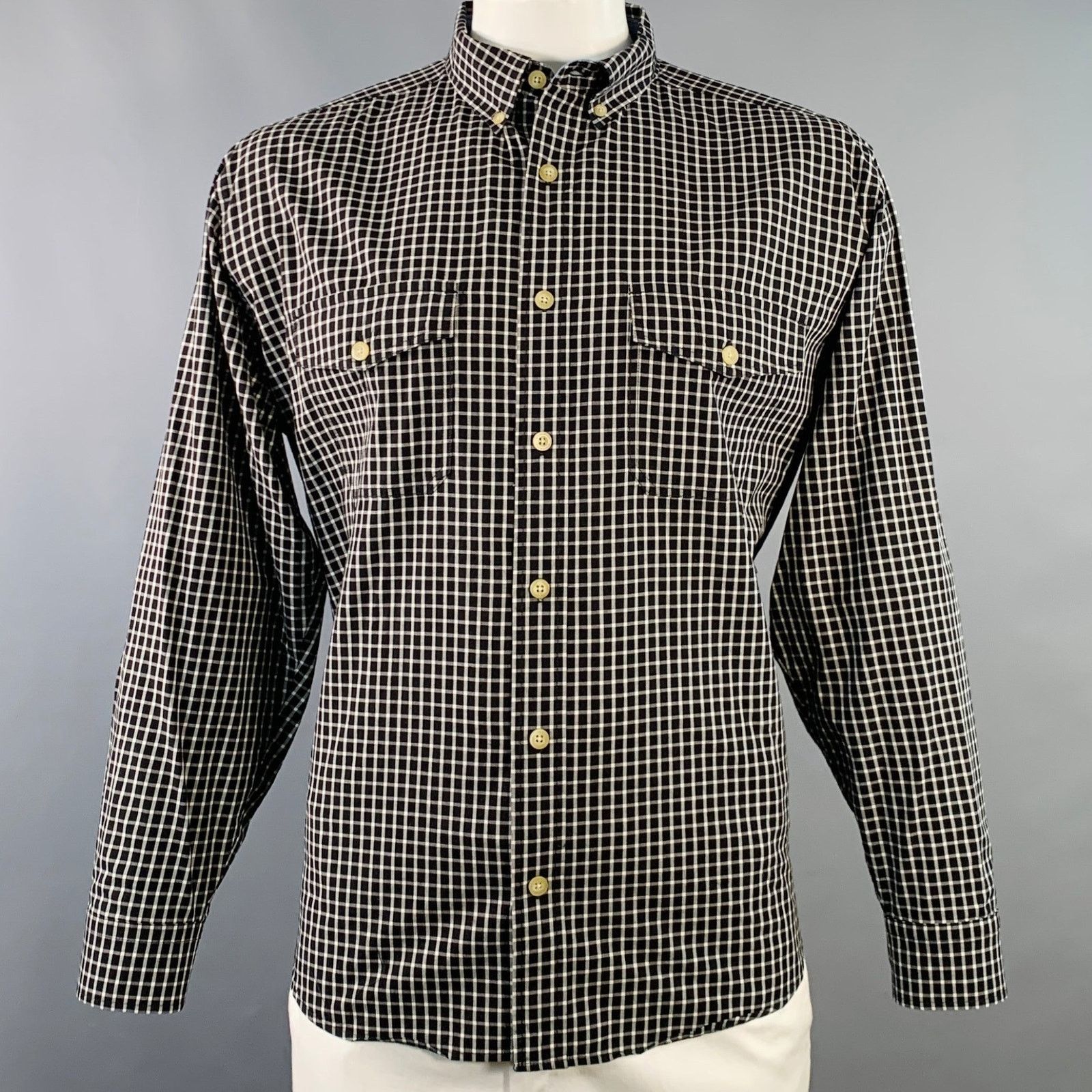 Other WOOLRICH Checkered Cotton Two Pockets Long Sleeve Shirt Size US L / EU 52-54 / 3 - 1 Thumbnail