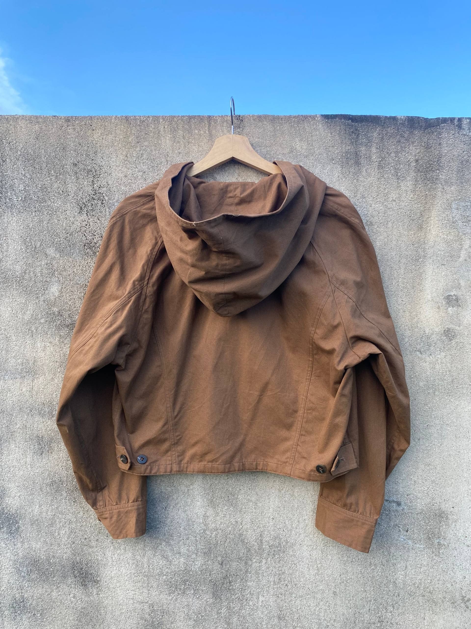 Enrico Coveri Vintage Enrico Coveri Hooded Crop Jacket Size M / US 6-8 / IT 42-44 - 5 Thumbnail