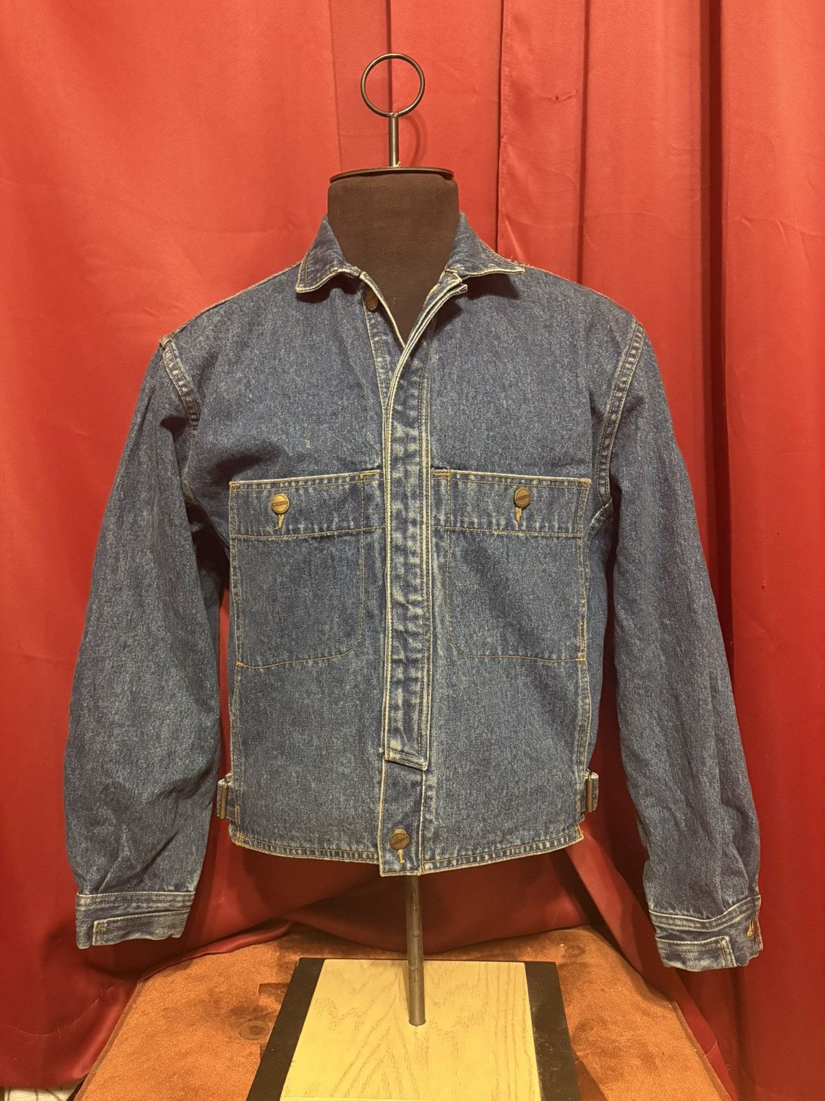 Marithe + Francois Girbaud Vintage Marithe Francios Girbaud Jean Jacket 80’s Buckle Size US S / EU 44-46 / 1 - 1 Thumbnail