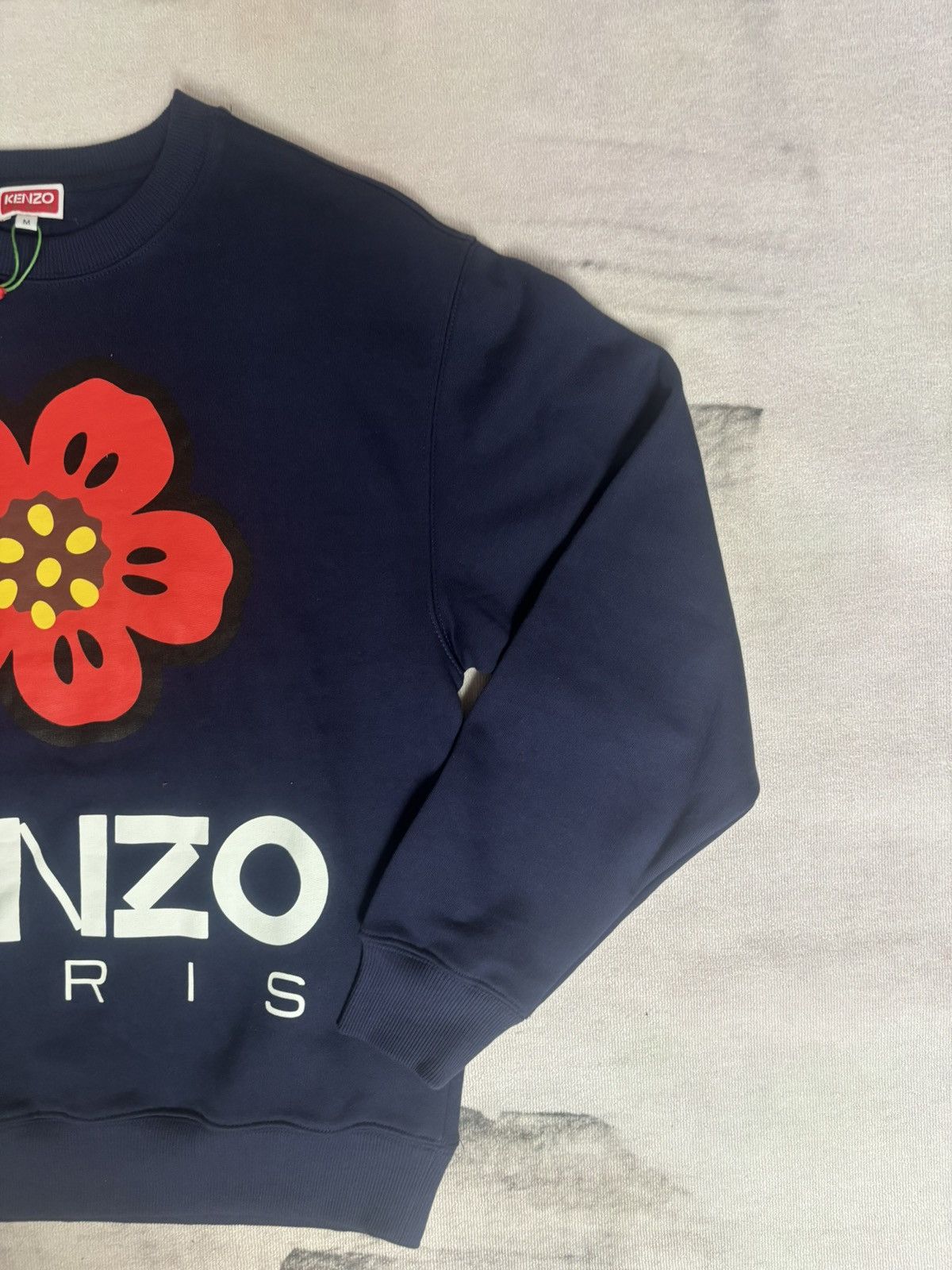 Kenzo Navy blue Kenzo cotton sweat with red flower design size M Size US M / EU 48-50 / 2 - 7 Thumbnail