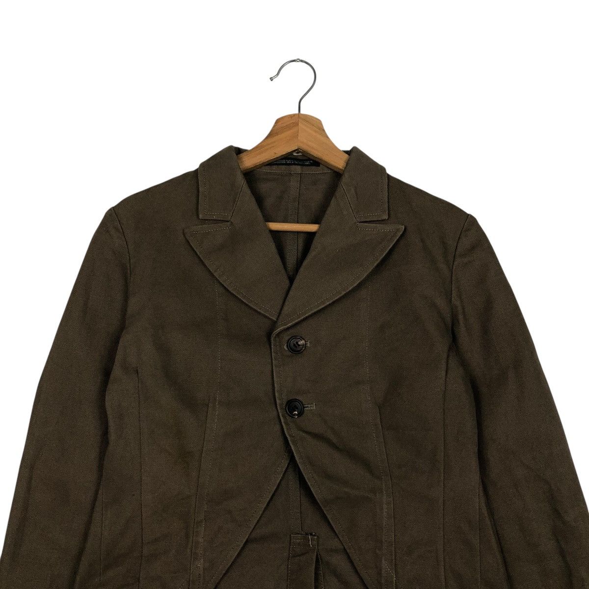 Yohji Yamamoto 🔥VINTAGE CROPPED CHORE JACKET Y’S YOHJI YAMAMOTO Size M / US 6-8 / IT 42-44 - 5 Thumbnail