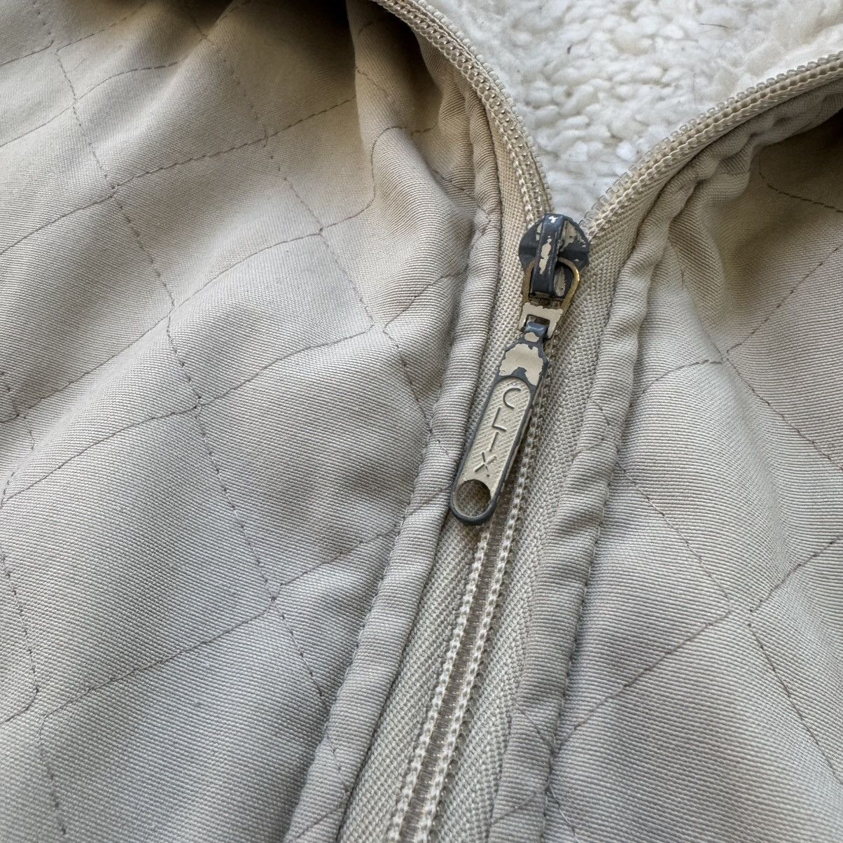 Vintage Vintage 90s Sherpa Lined Zip Up Quilted Vest Size US M / EU 48-50 / 2 - 3 Thumbnail